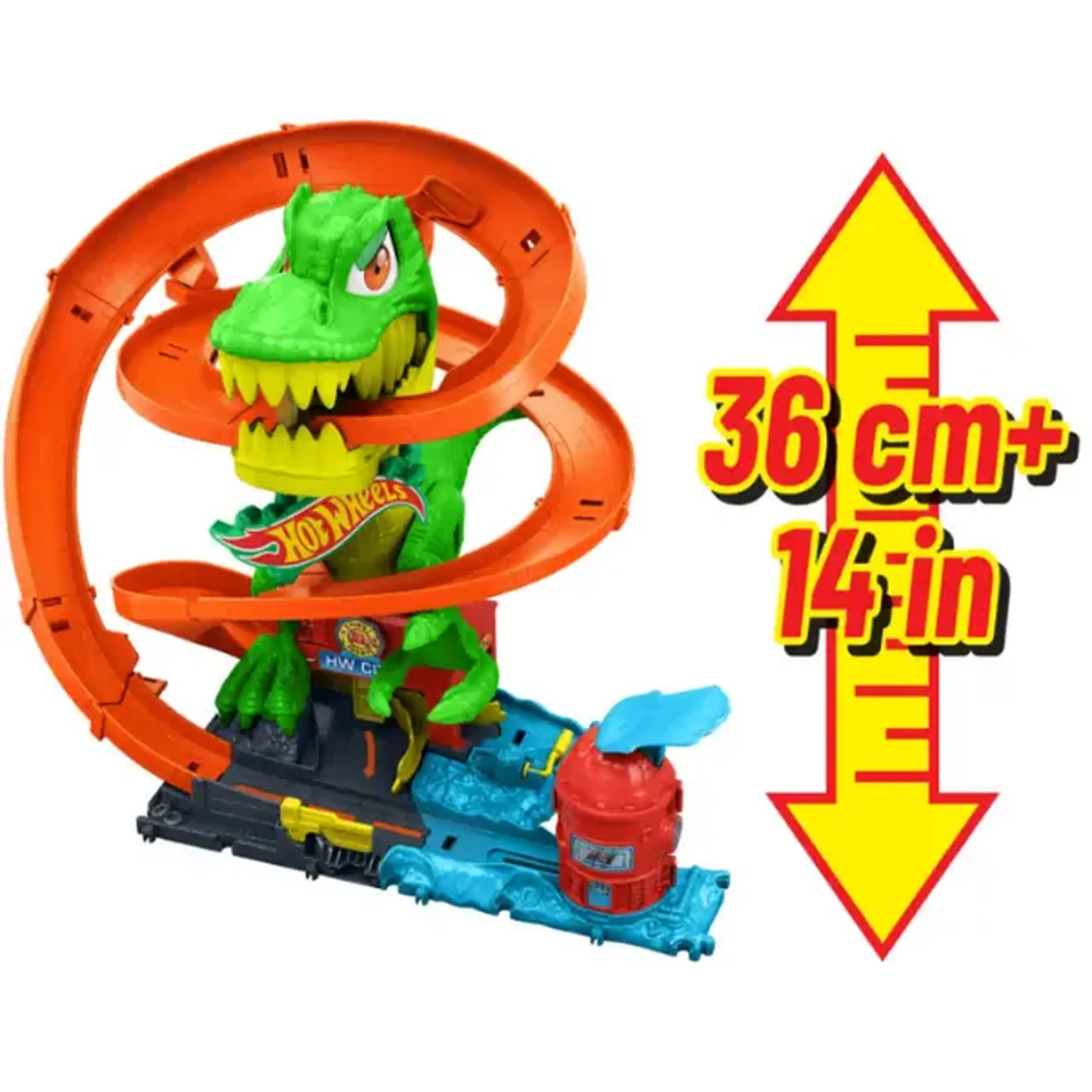 Hot Wheels City: Atacul T-Rex de foc