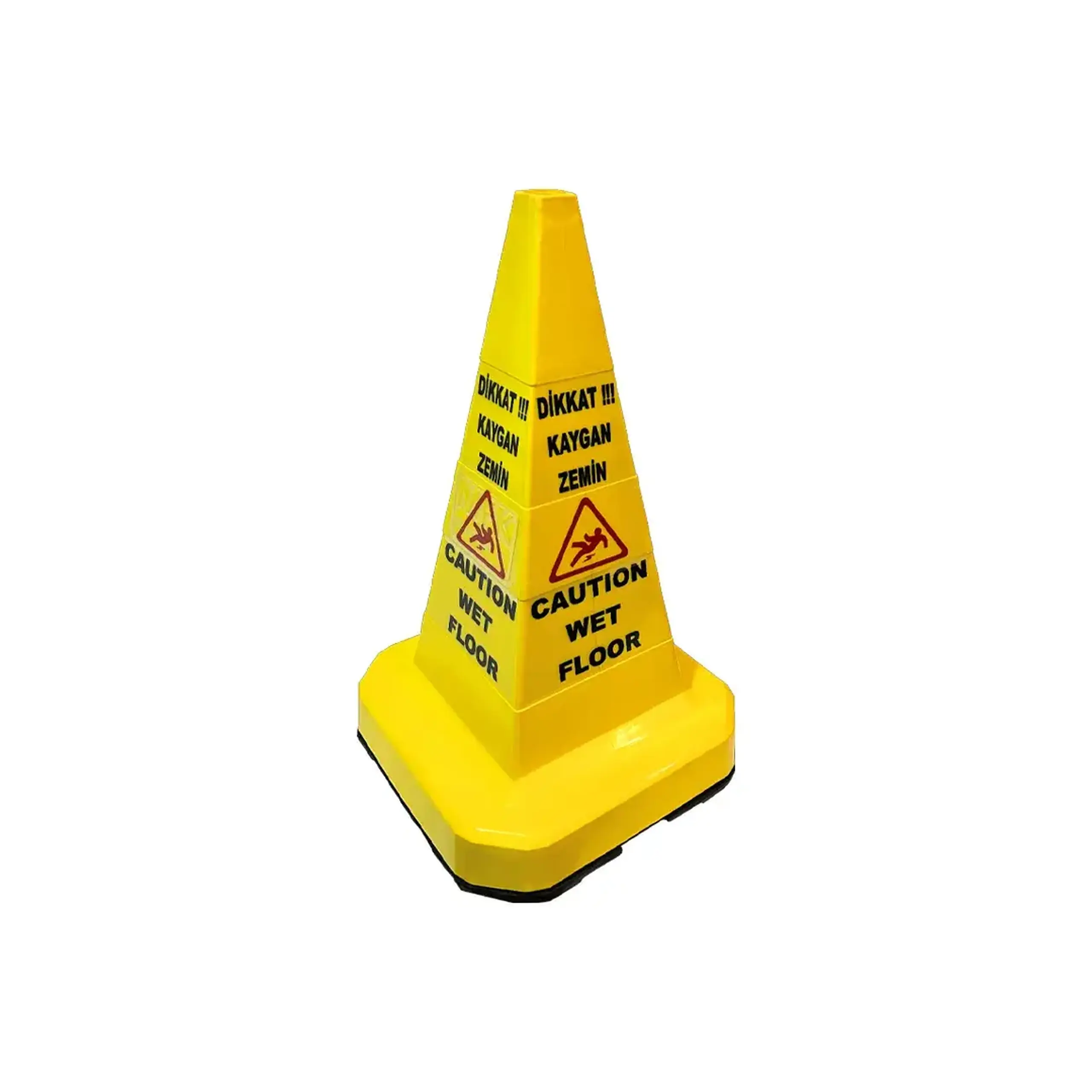Con de semnalizare "CAUTION WET FLOOR" Galben MFK