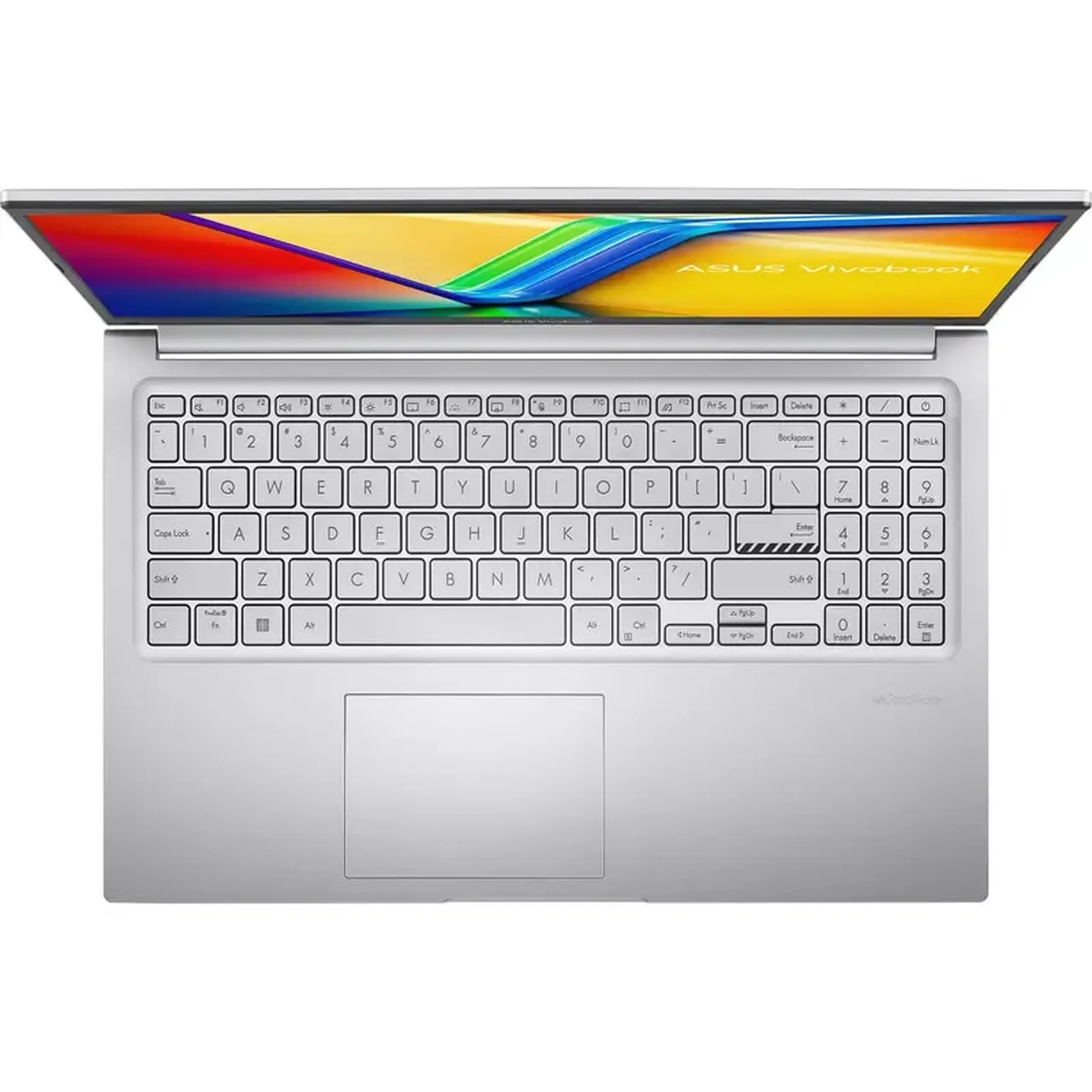 Laptop ASUS Vivobook 15 M1502NAQ cu procesor AMD Ryzen™ 5 150 pana la 4.55 GHz, 15.6'', Full HD, IPS, 16GB RAM, 512GB SSD, AMD Radeon™ Graphics, Cool Silver