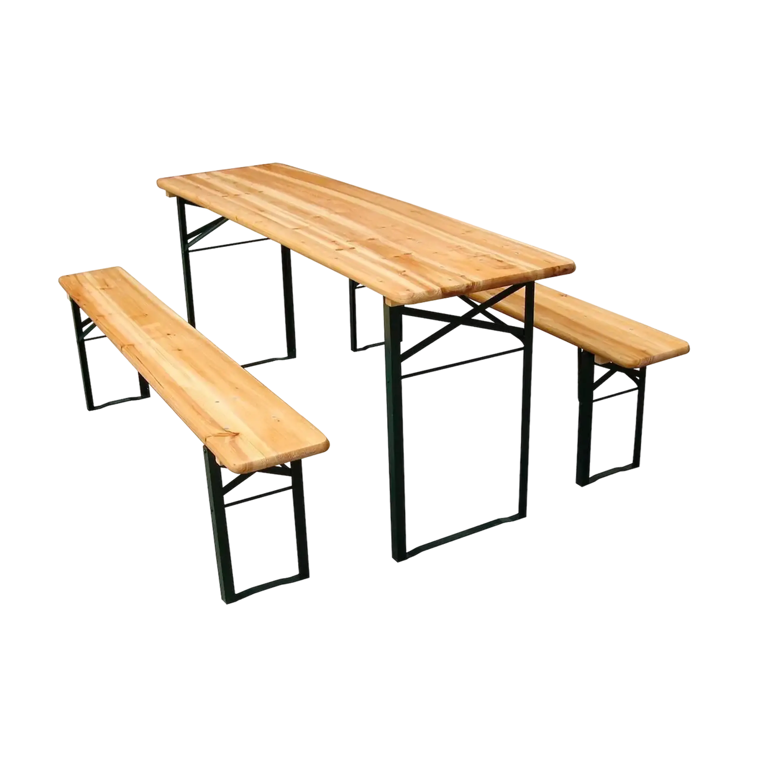 Set de grădină FABBYGO masa si scaune XHWB-001 – Wood & Steel