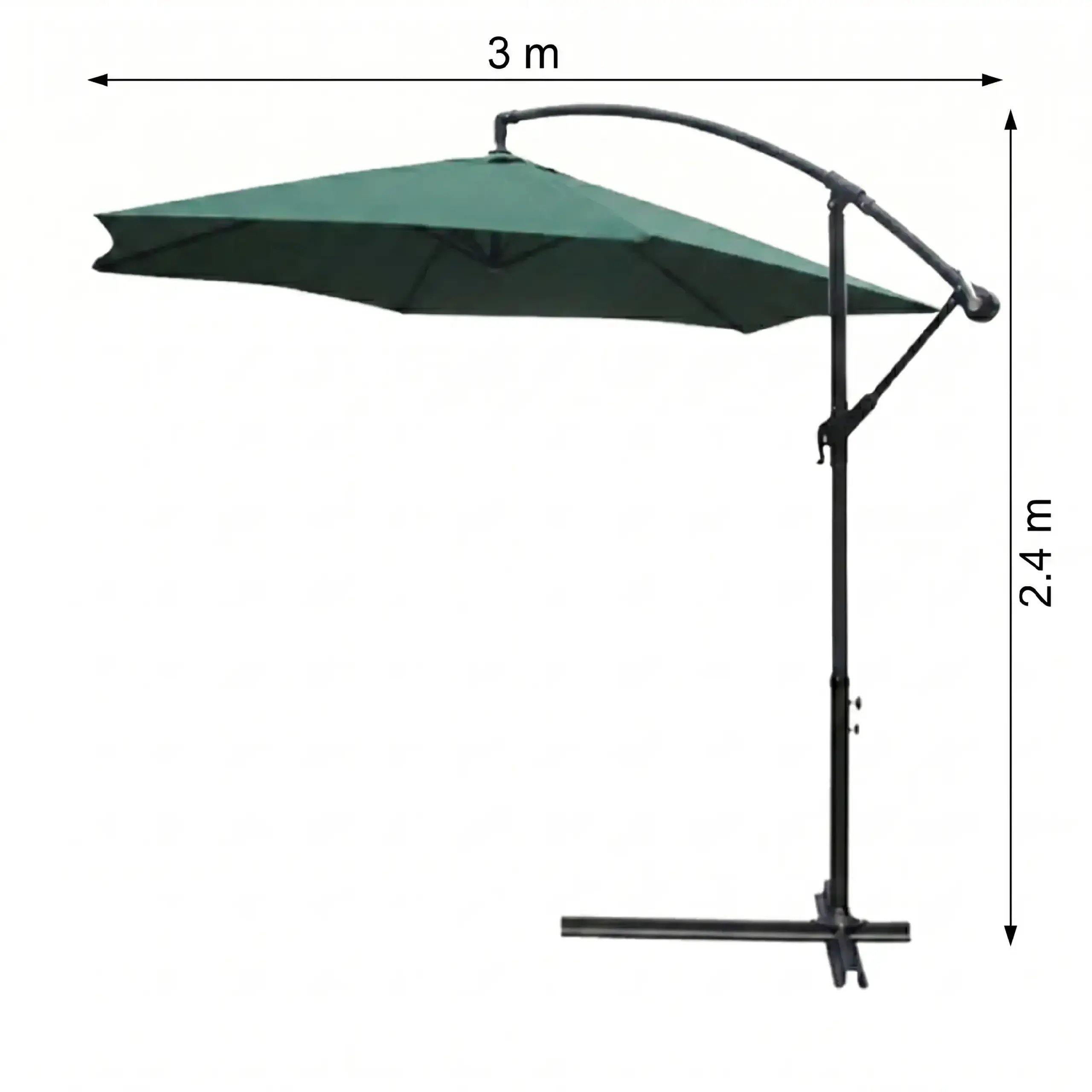 Umbrelă SU101 3m FABBYGO – Green (Fără Suport)