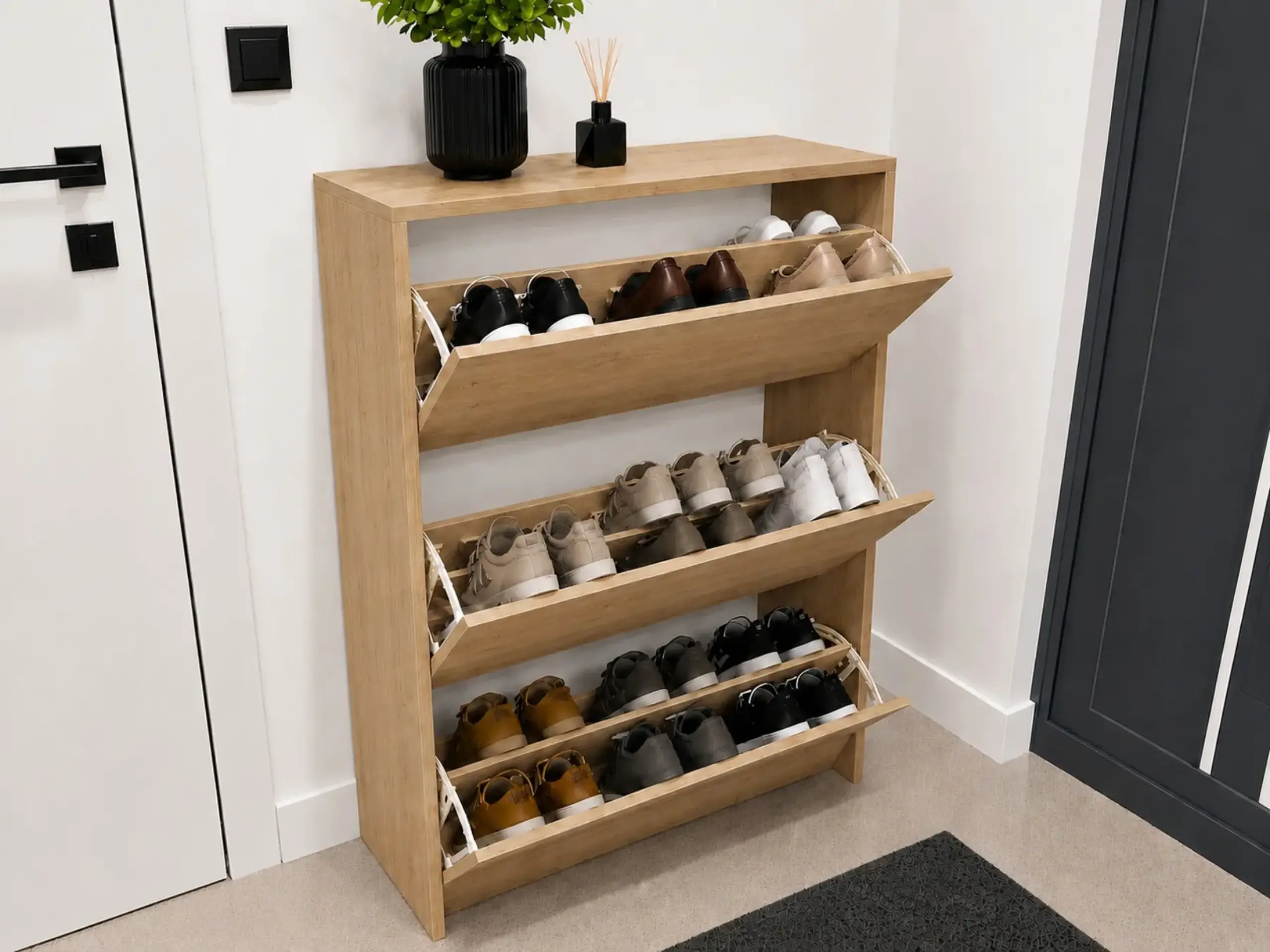Dulap pentru pantofi Monaco Atlantic 110x70x24cm