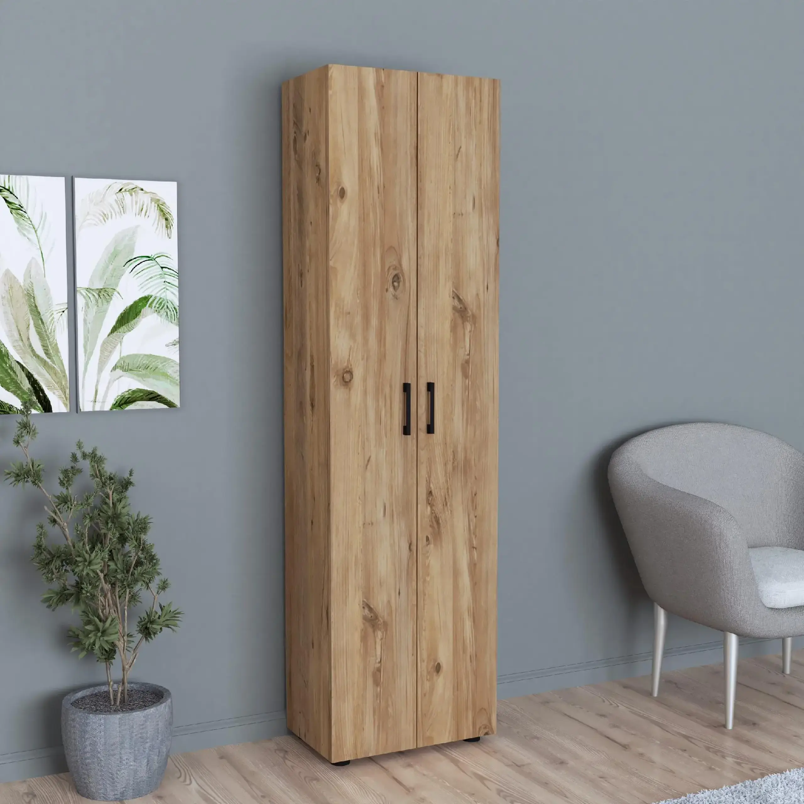 Dulap cu 5 rafturi Merlin Atlantic 178x49x32cm