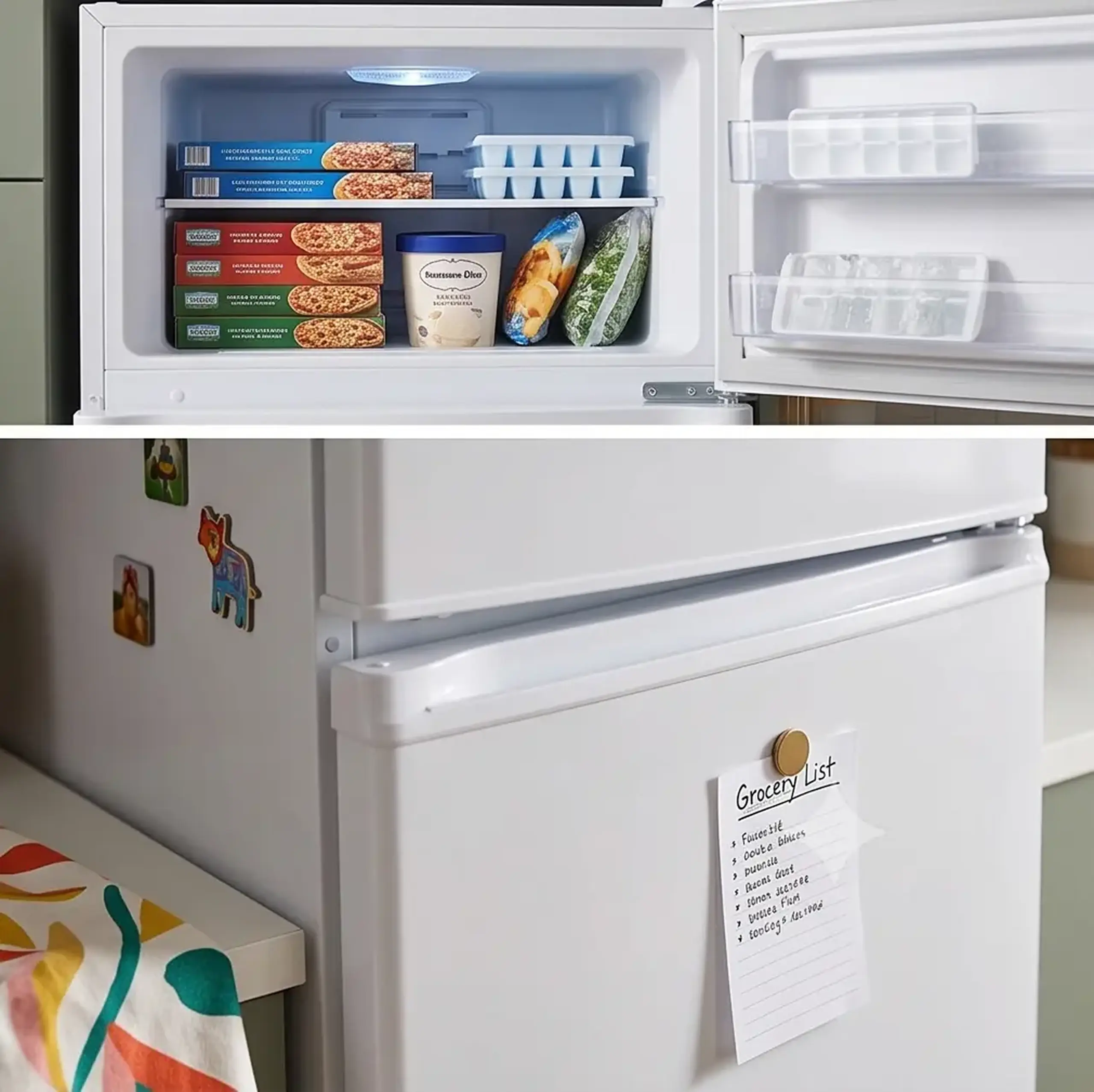 Frigider cu Congelator Sus Midea MDRT294FGE01