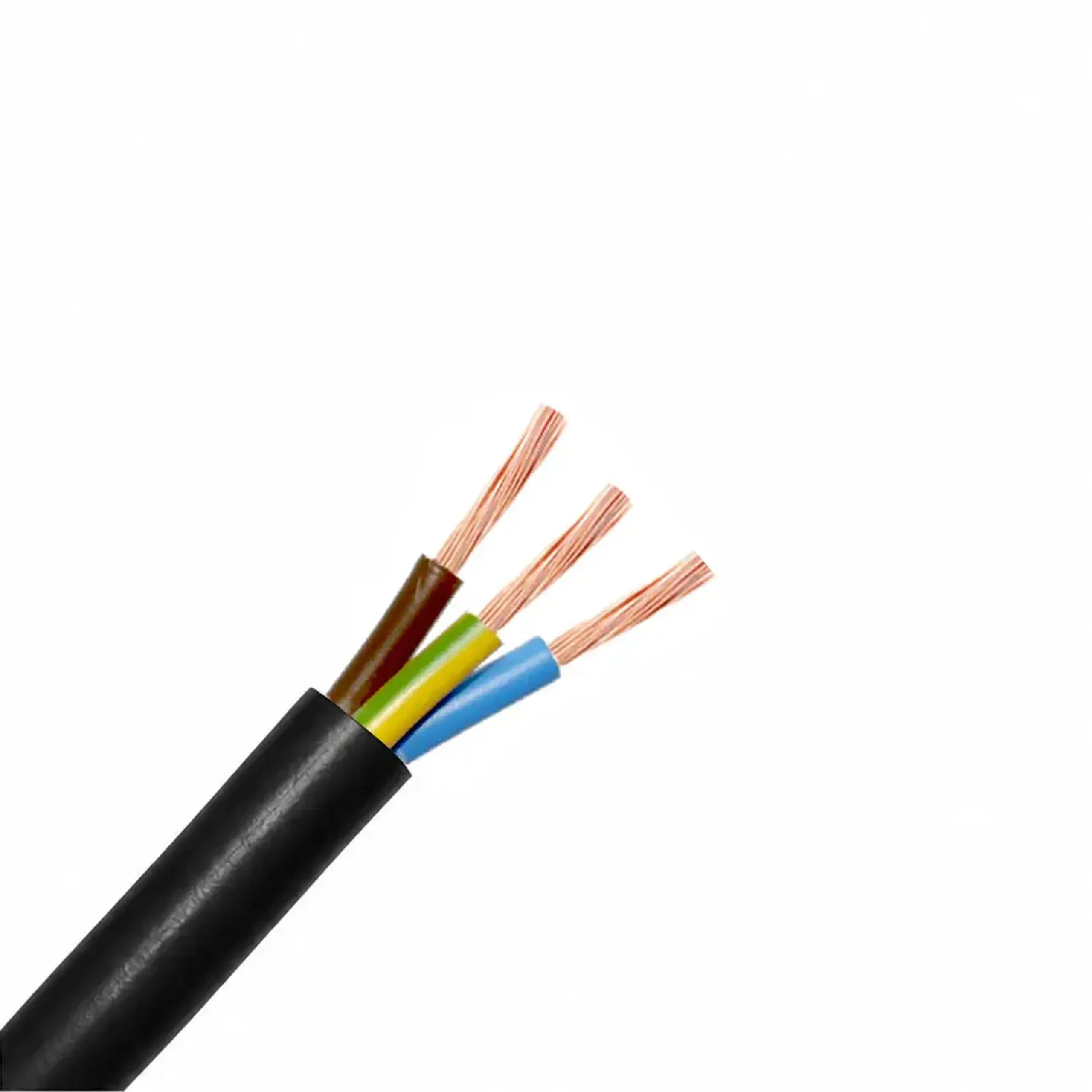 Fir electric PVS 3 * 1.5 mm² Negru Cupru