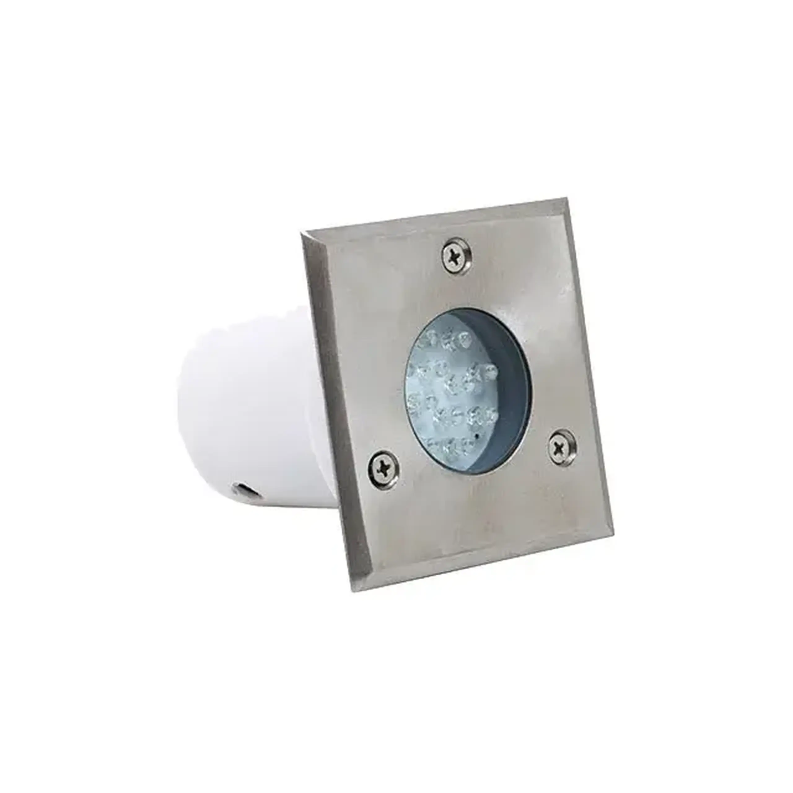 Corp de iluminat încastrat în sol HL940L 1.2 W LED 75 lm 220 - 240 V IP67 Horoz - Crom/Albastru HL941L