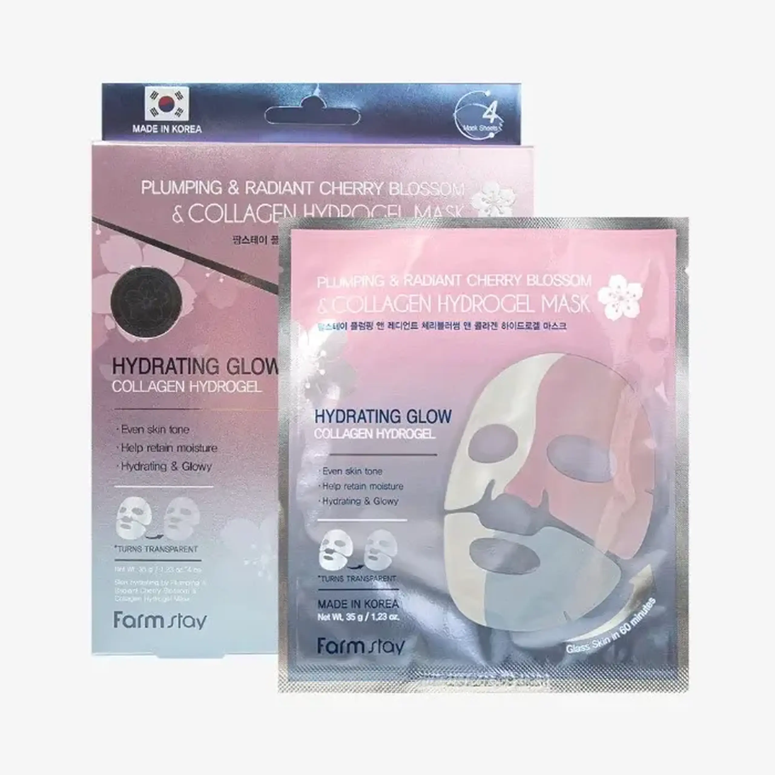 FarmStay, Plumping Collagen Hydrogel Mask, 35g