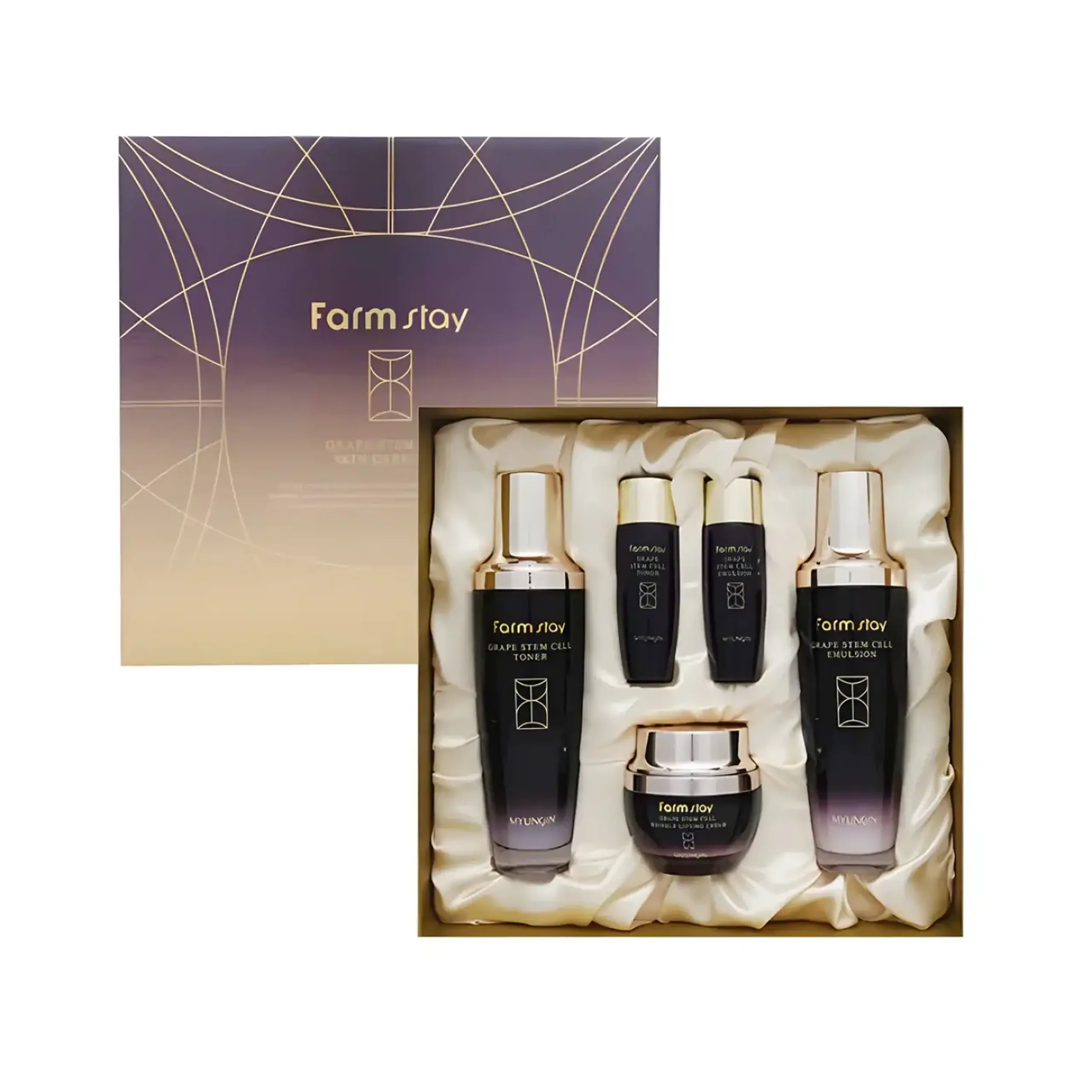 FarmStay, Grape Stem Cell Skin Care 3 Set