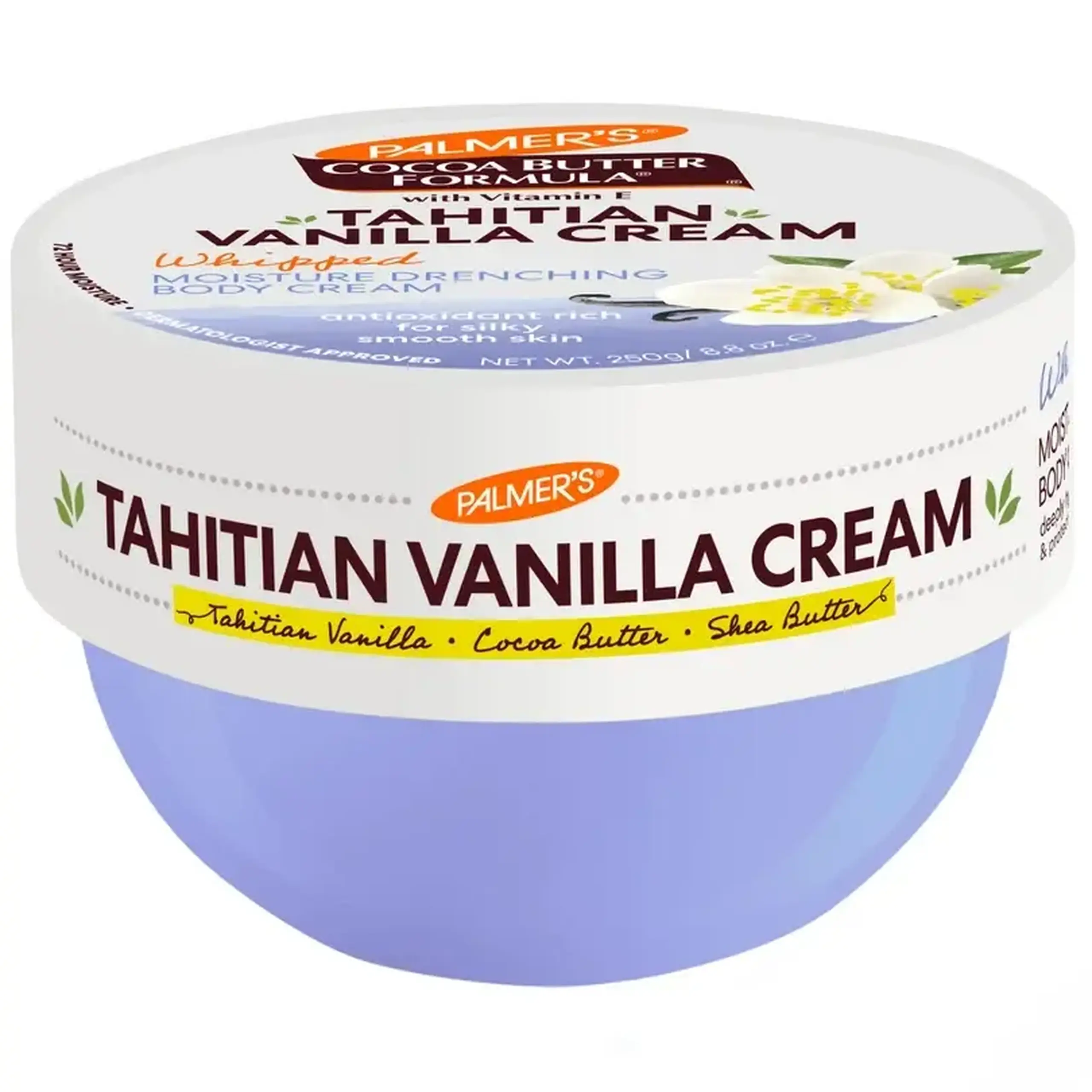 Palmers, Tahitian Vanilla Whipped Body Cream, 250 g