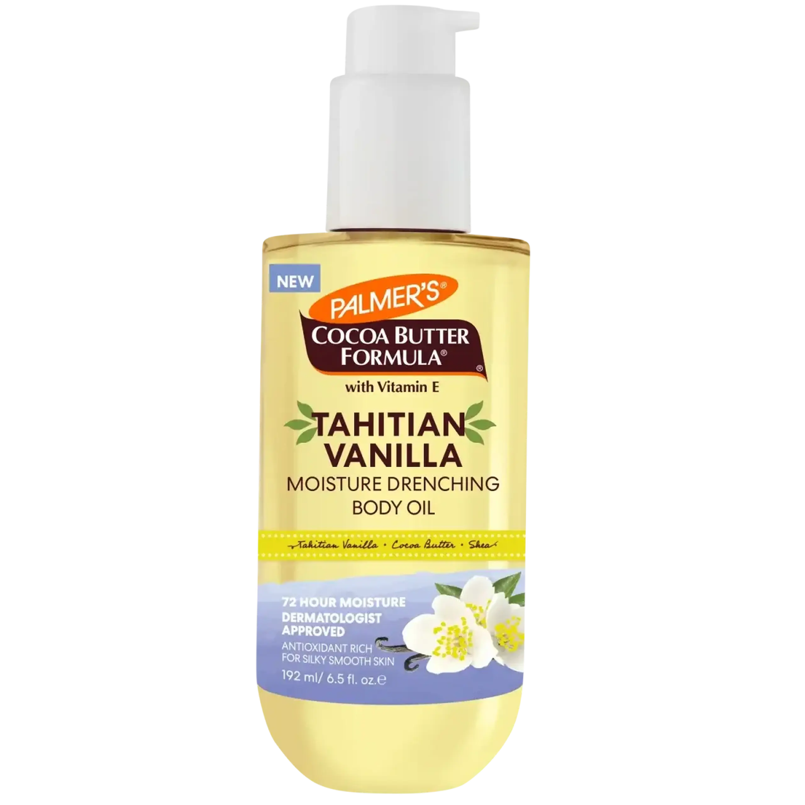 Palmers, Tahitian Vanilla Whipped Body Oil, 192 ml