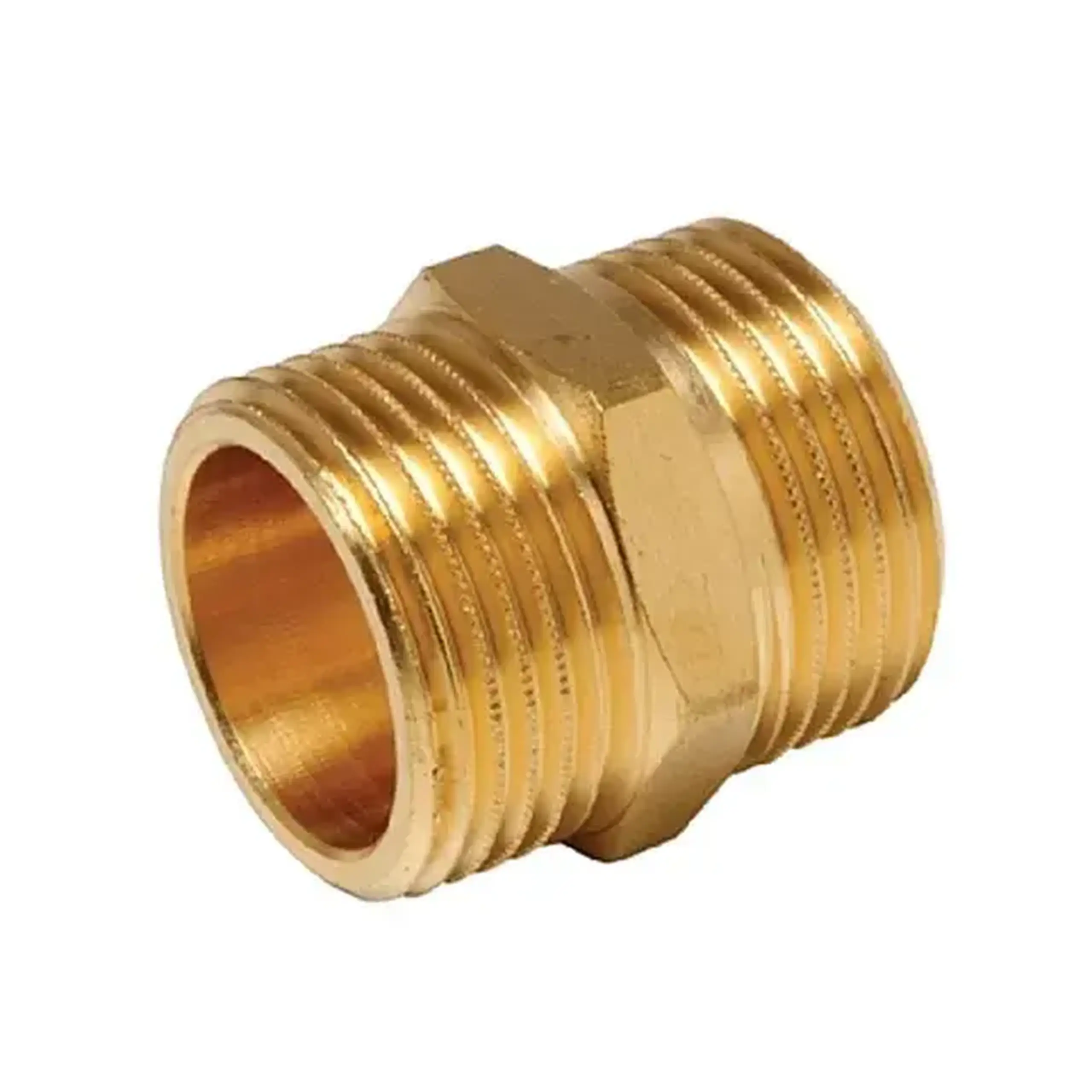 Niplu 1" m (tata)-M (tata) alamă Bugatti