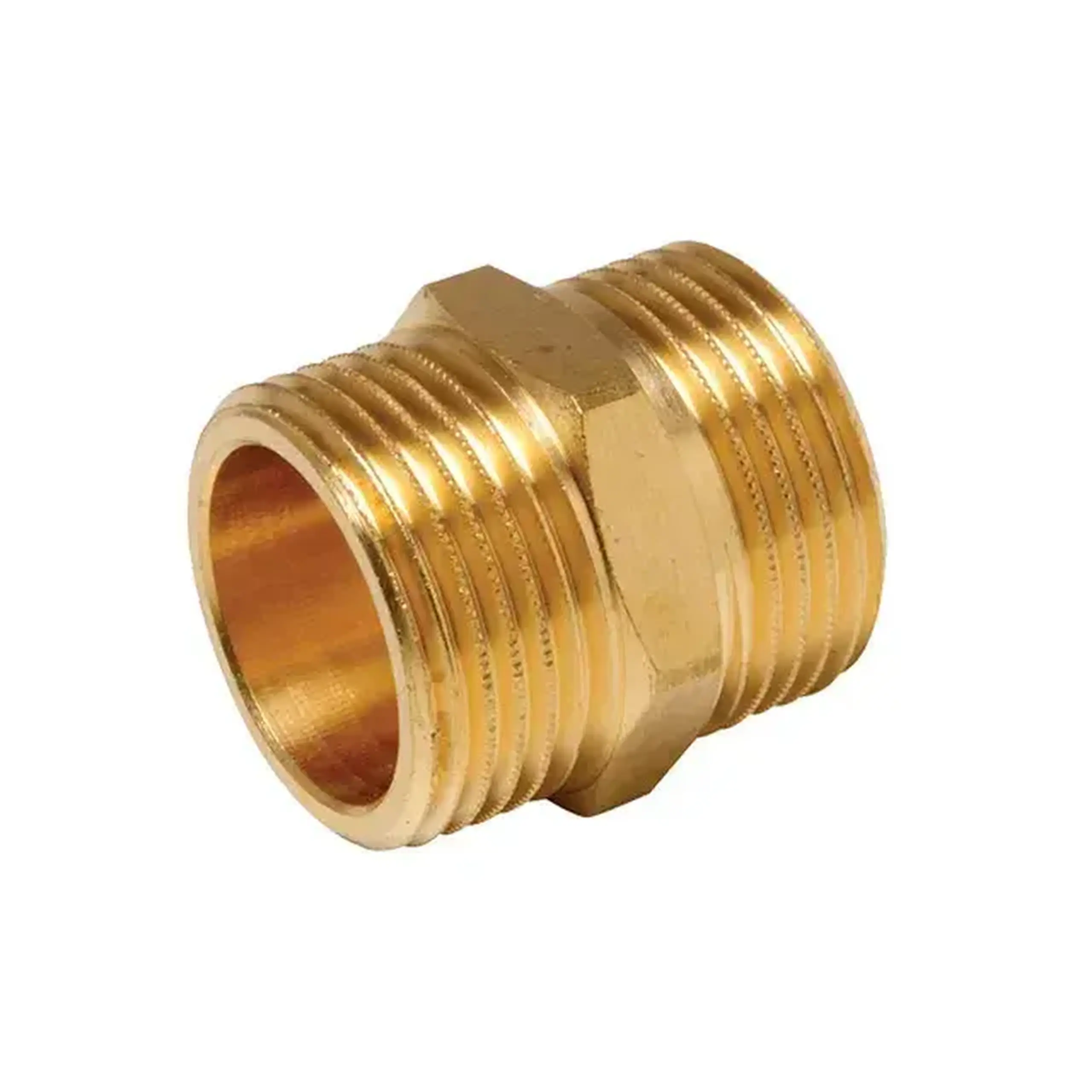 Niplu 3/8'' m (tata)-M (tata) alamă Bugatti