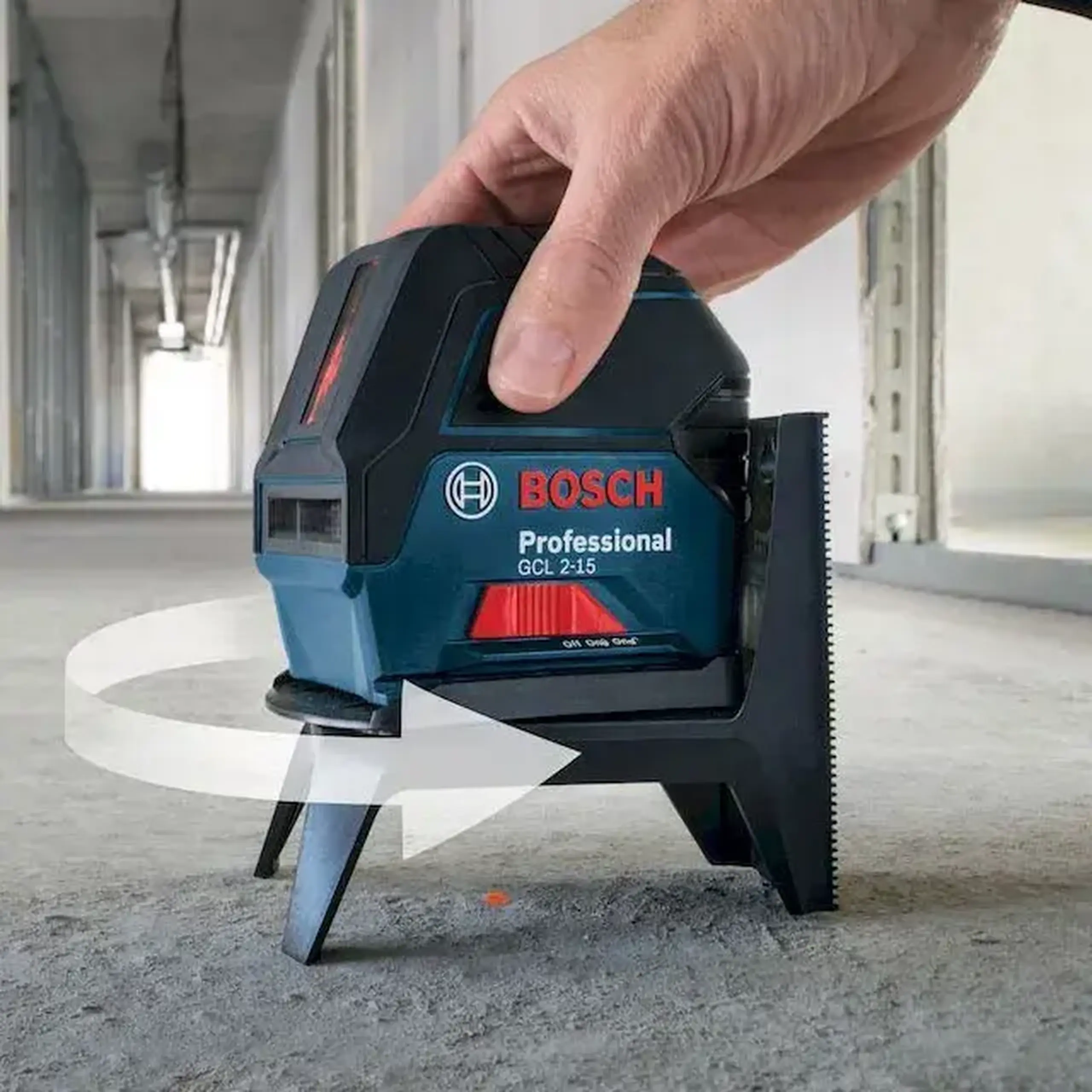 Nivelă cu laser GCL 2-15 Roșu 15 m 4.5 V IPX5 Bosch