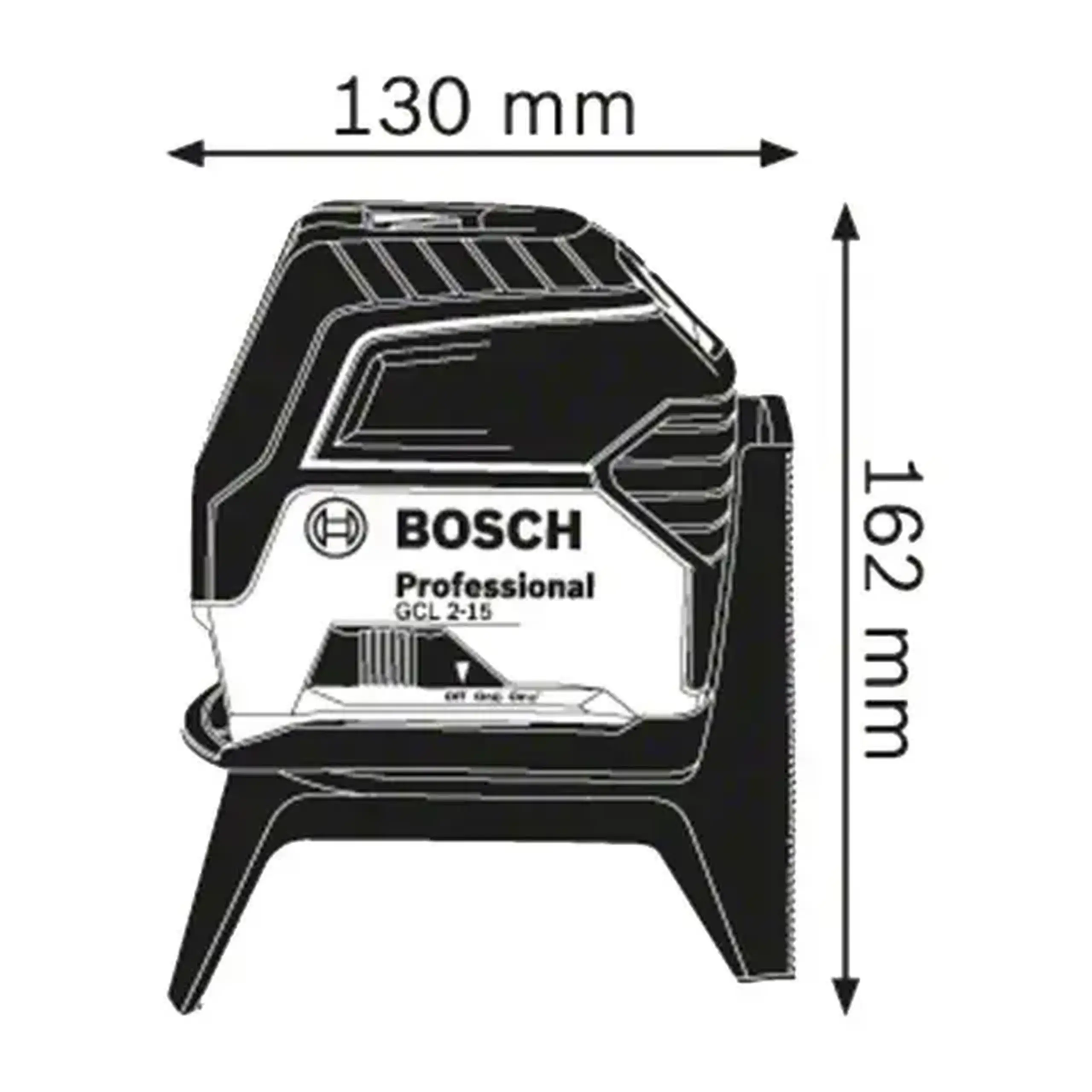 Nivelă cu laser GCL 2-15 Roșu 15 m 4.5 V IPX5 Bosch