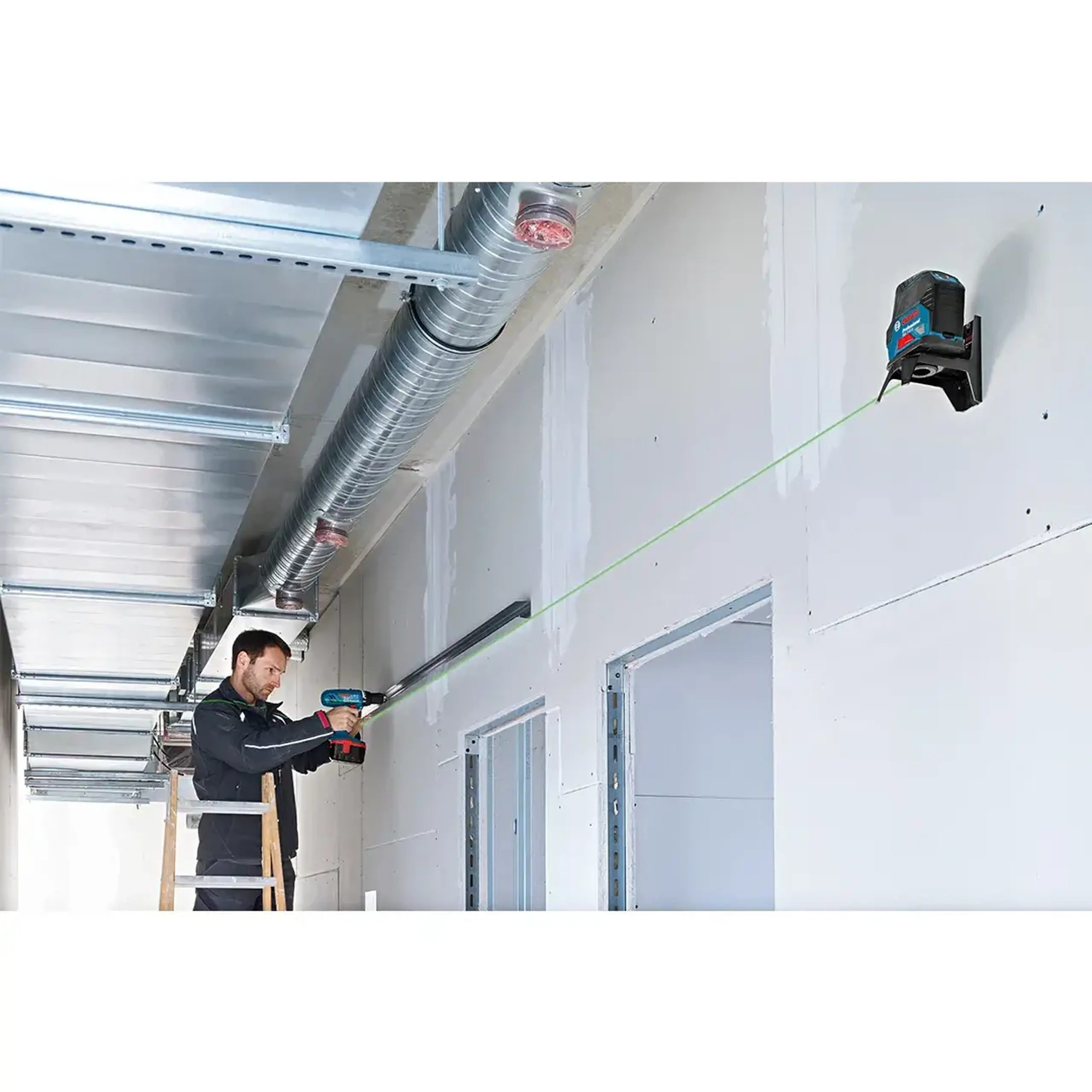 Nivelă cu laser GCL 2-15 G Verde 15 m 4.5 V IP54 Bosch
