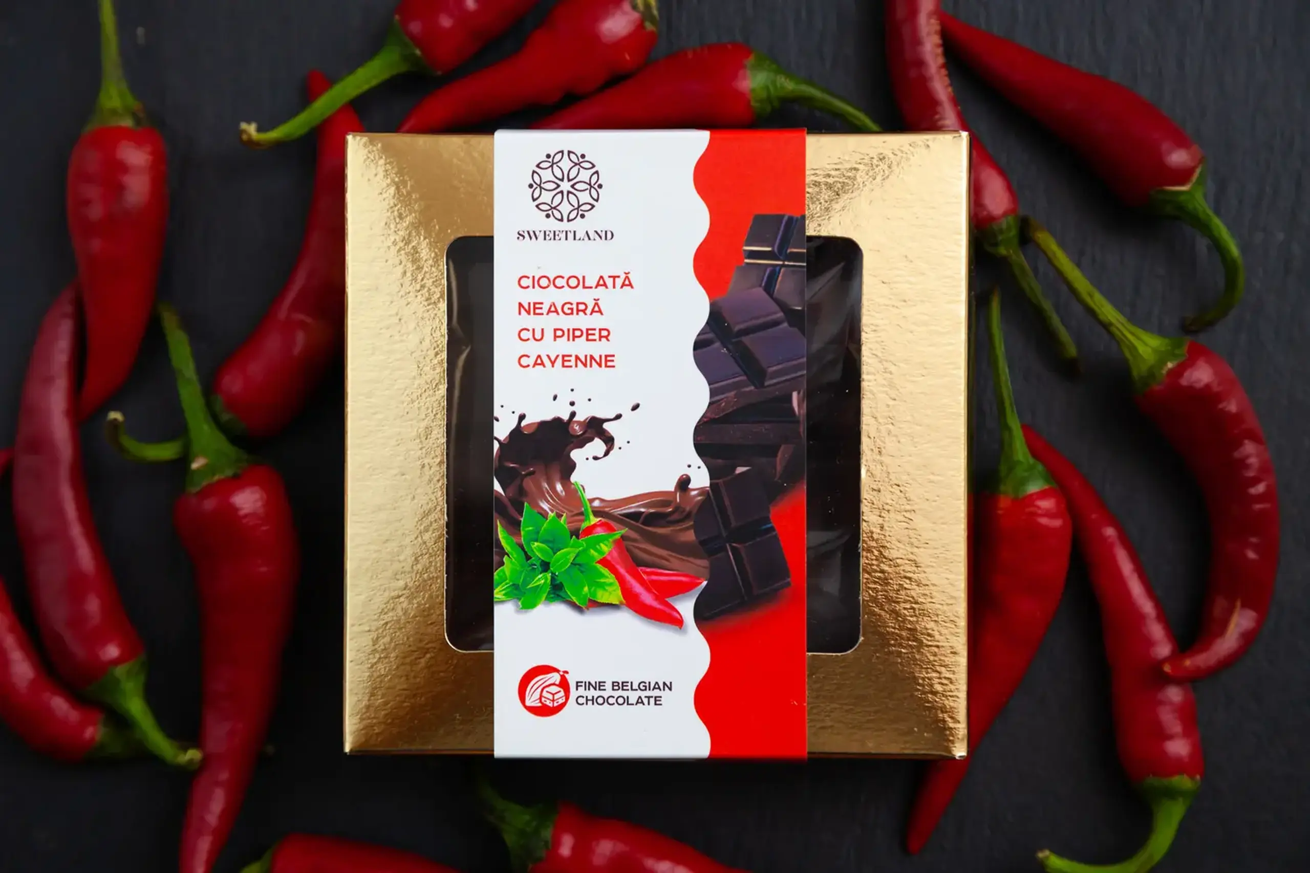 Сiocolată neagră cu piper cayenne