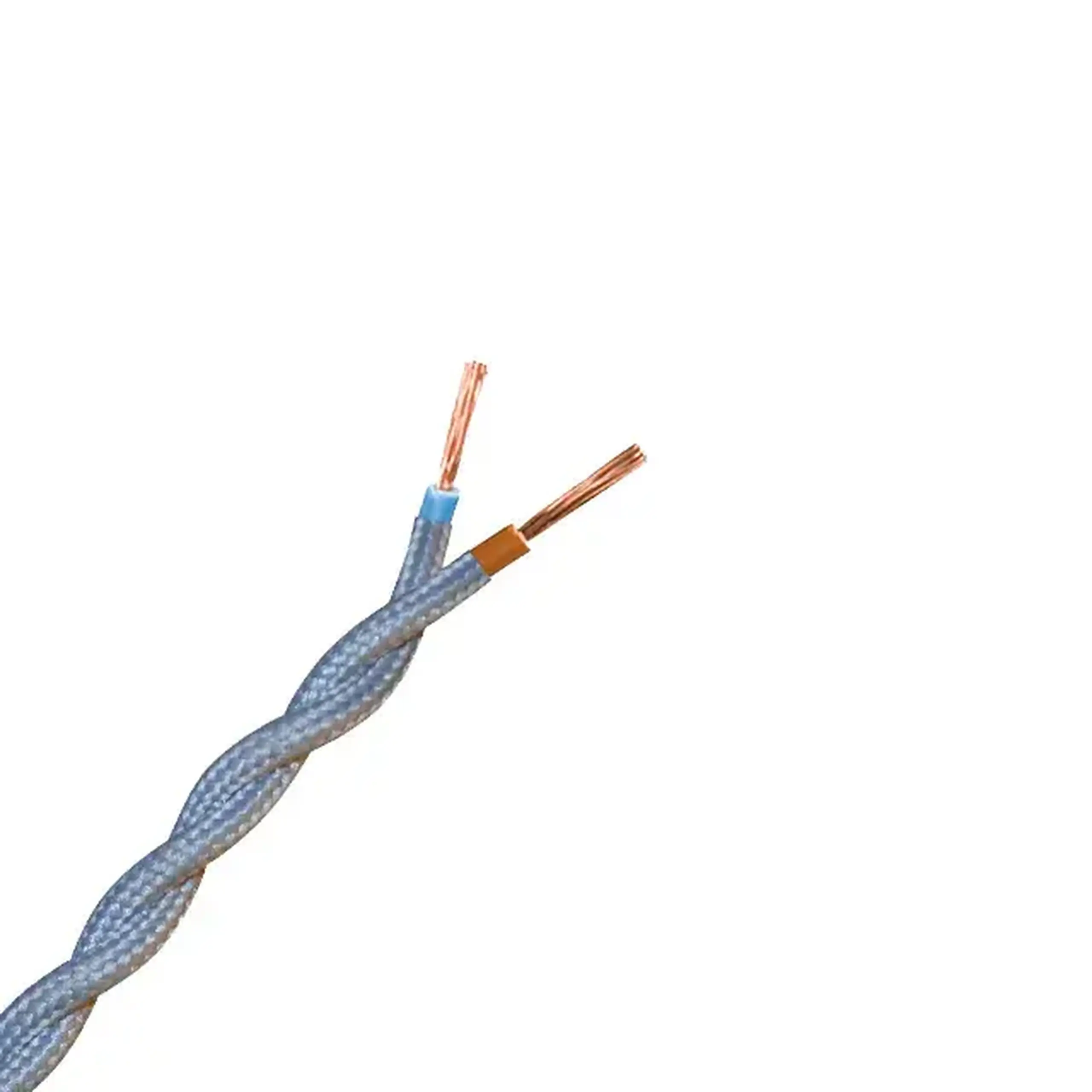 Cablu Elmos Decorativ 2 * 0.75 mm² gri închis cupru