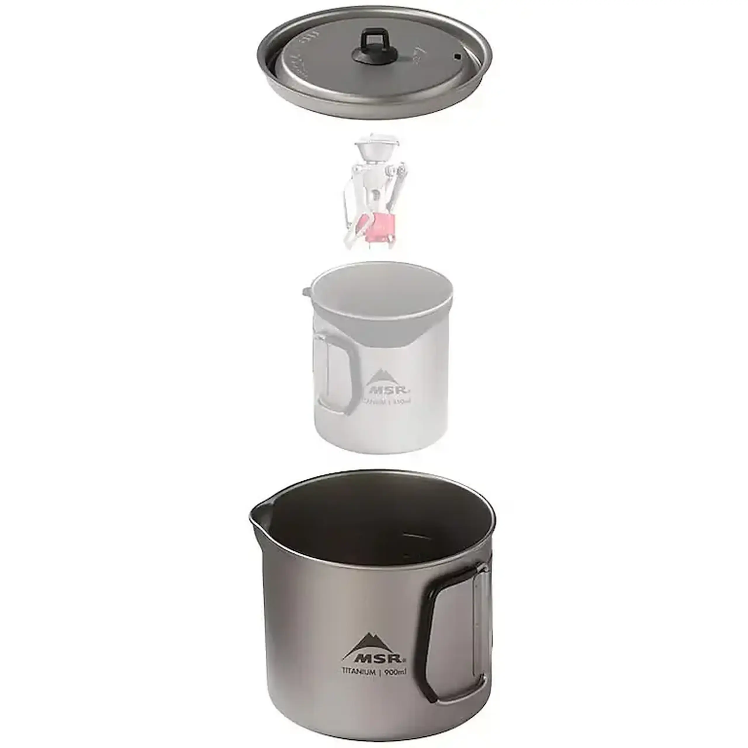 Cratiță MSR Titan Kettle 1400 ml