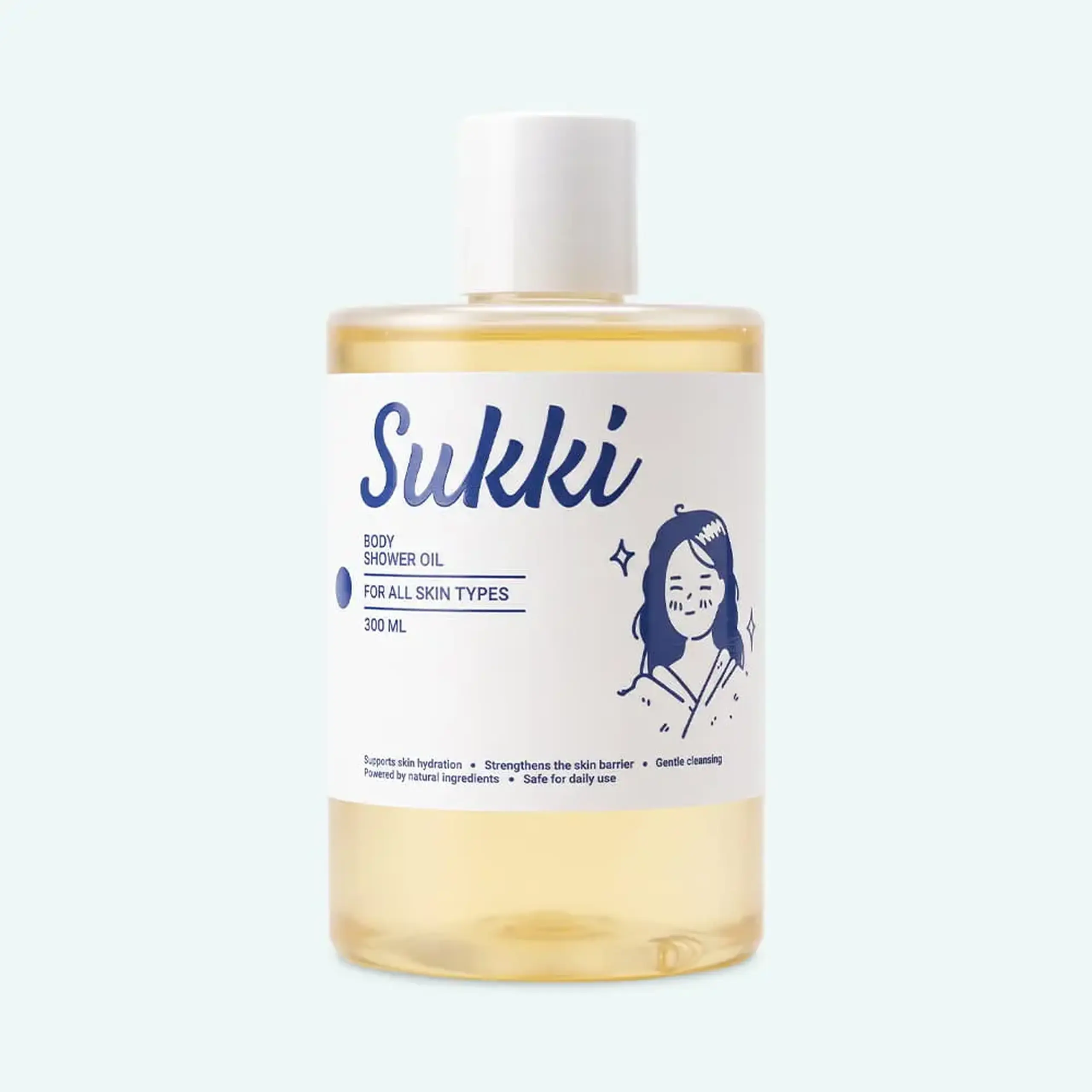 Ulei de duș pentru curățarea delicată SUKKI Body Shower Oil 300 ml