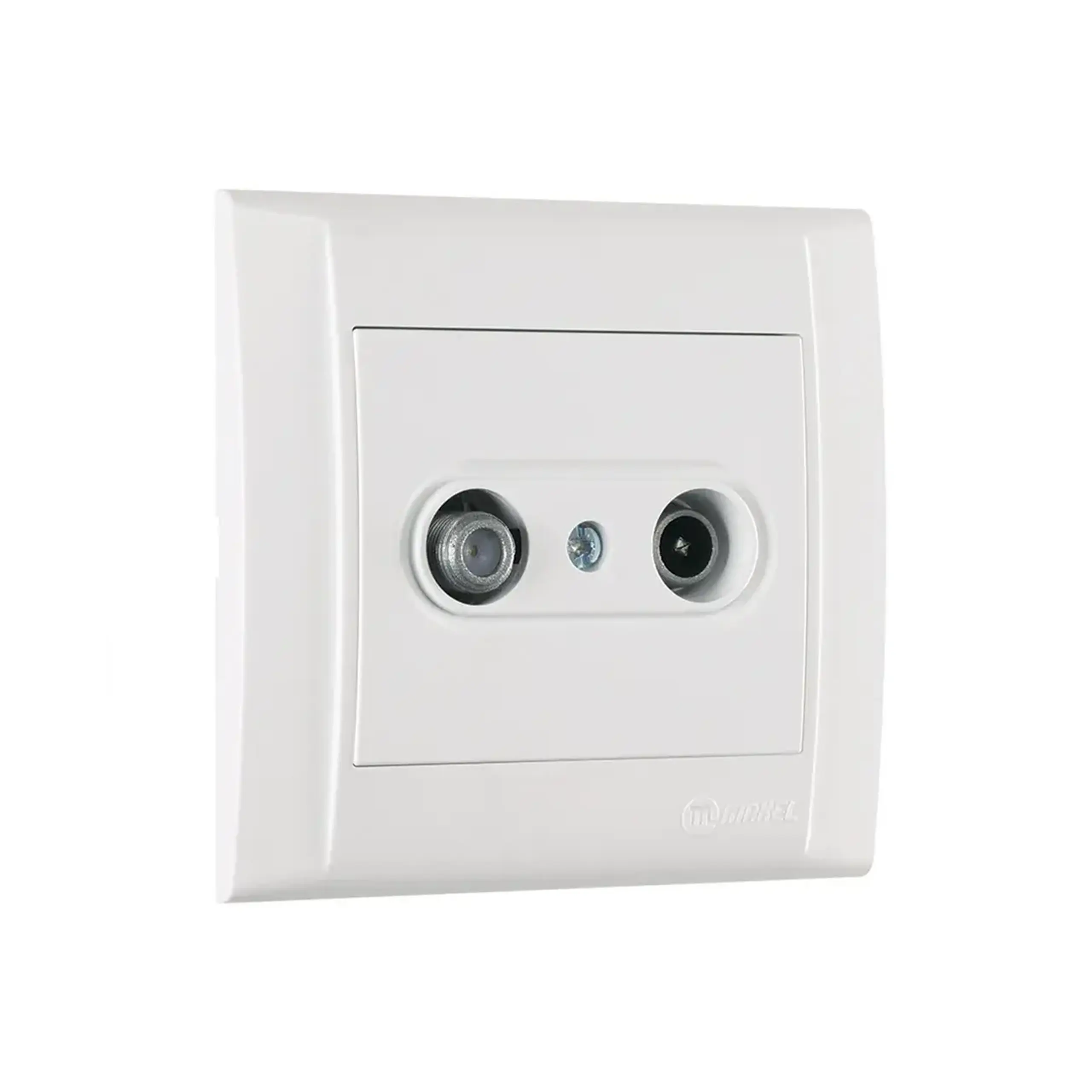 Priză TV/SAT defne 10 A 220 V alb Makel