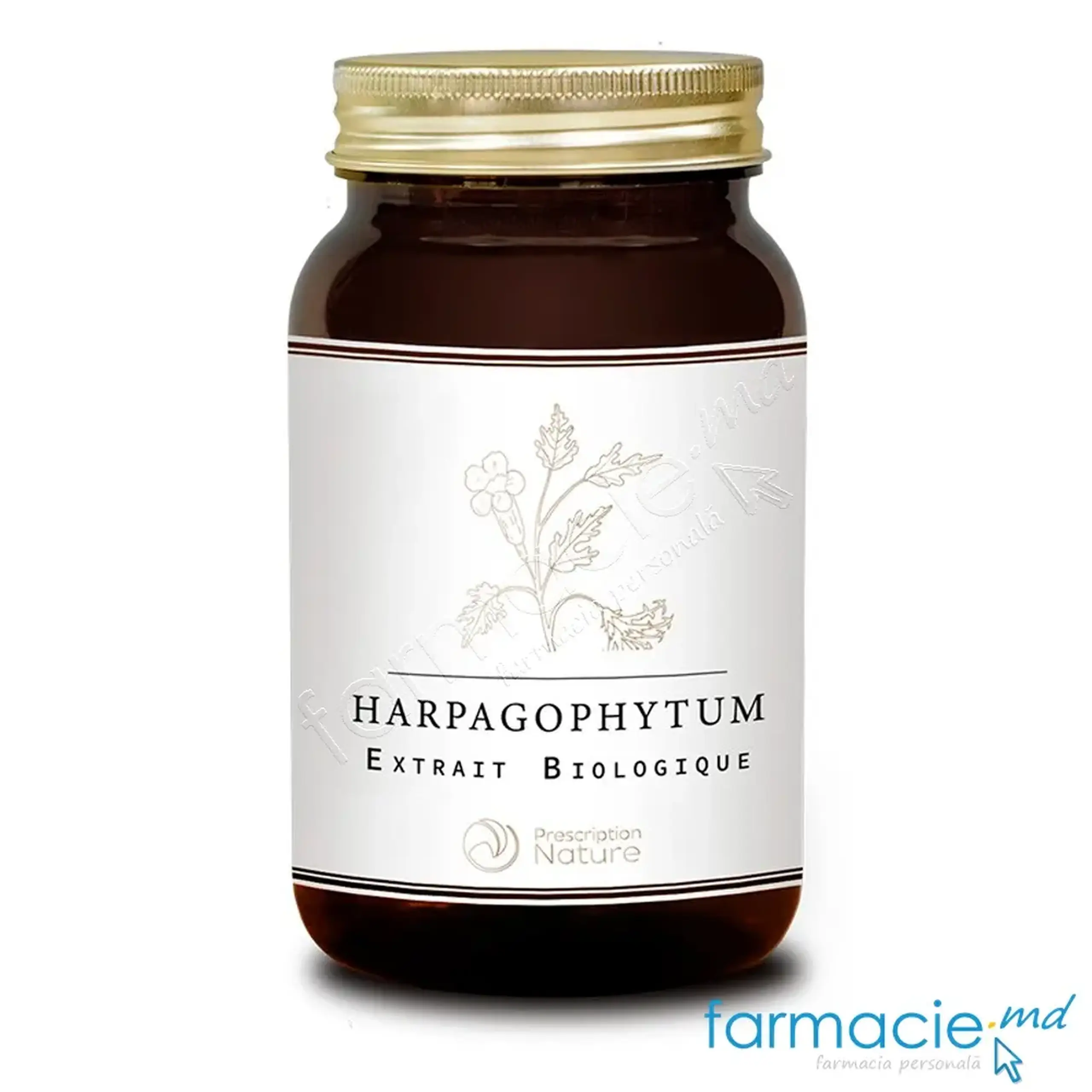 Gheara Diavolului-Harpagophytum BIO Organic 435 mg caps. N45 Pharma Nature
