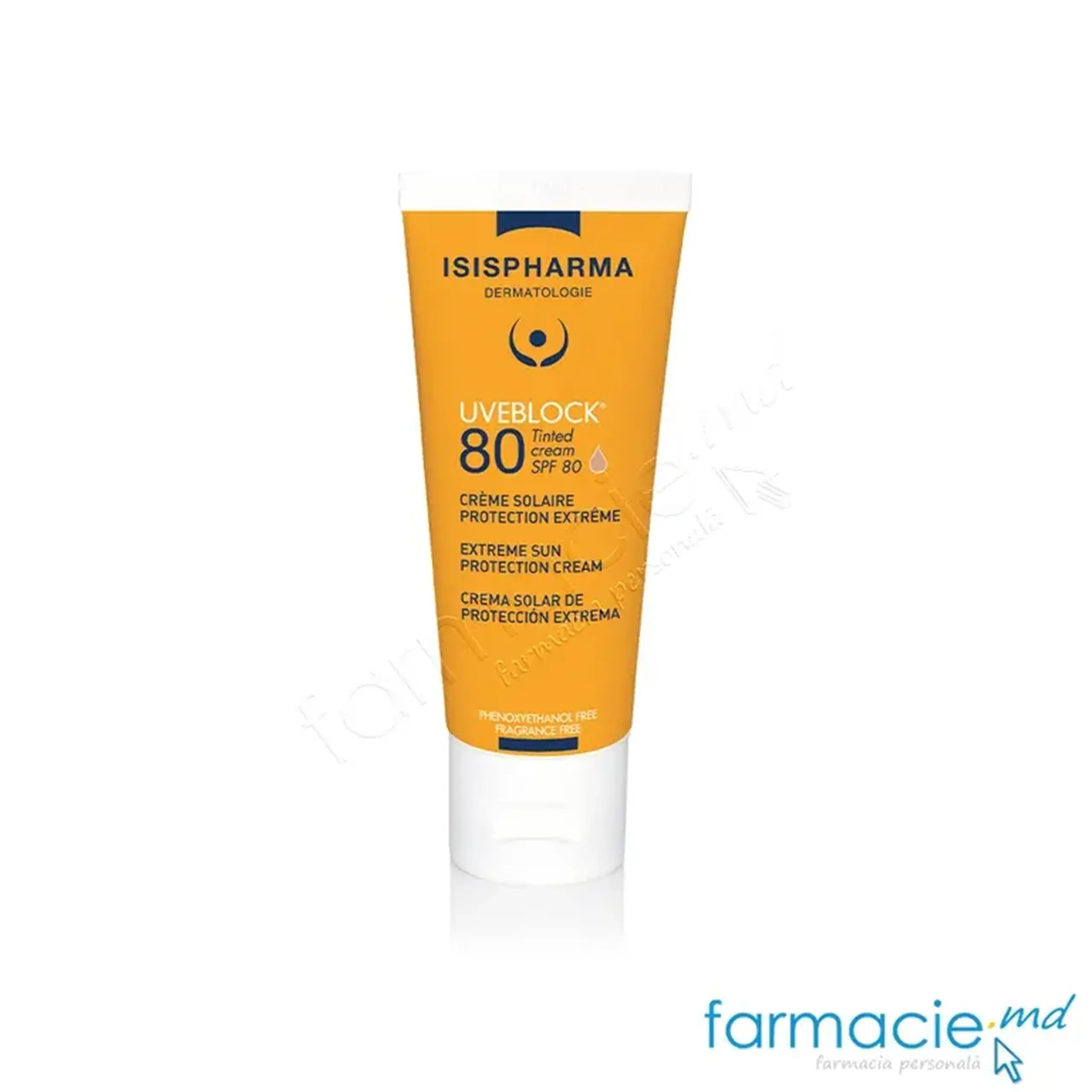 Uveblock SPF80 Tinted crema 40ml Isispharma