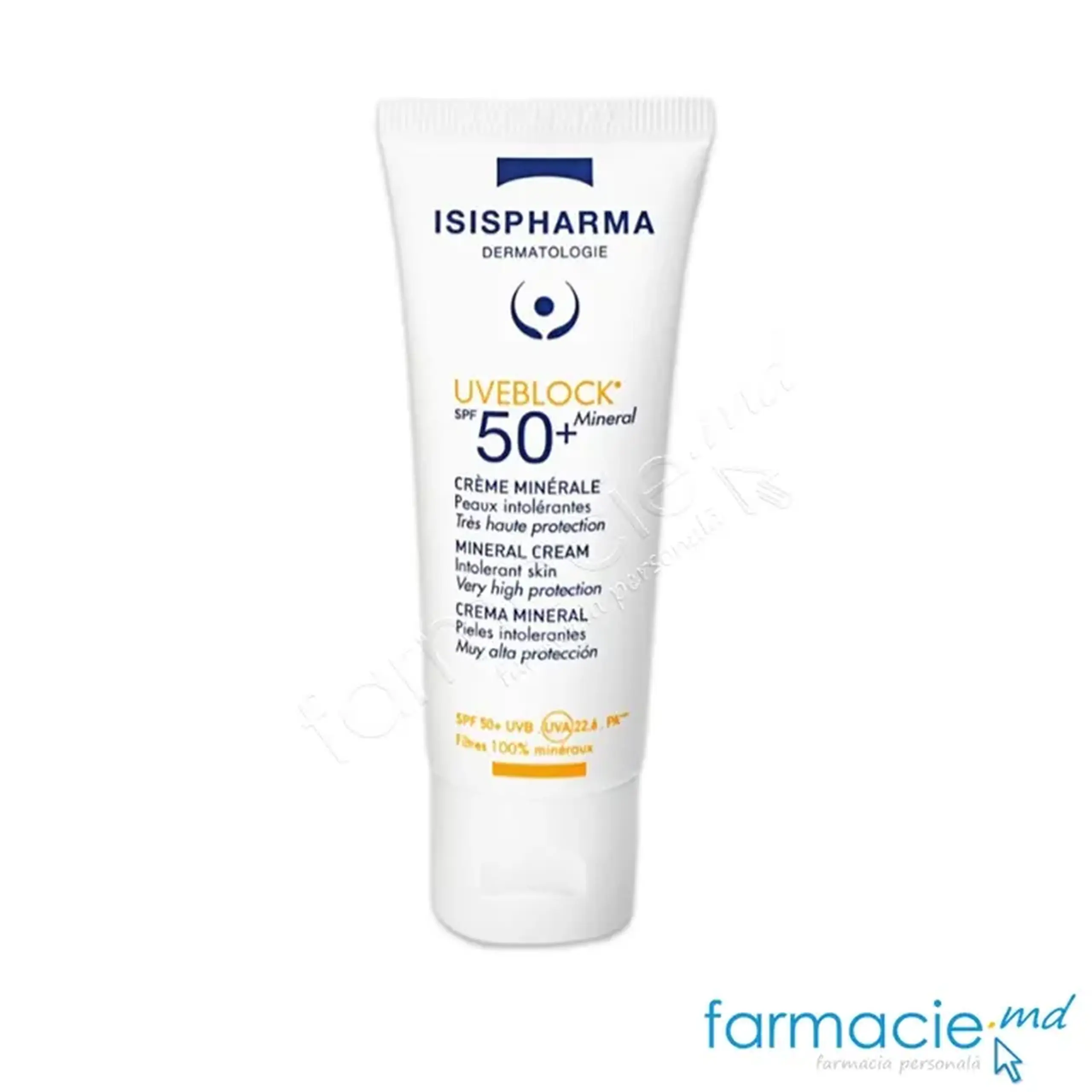 Uveblock SPF50 Mineral Invisible crema 40ml Isispharma