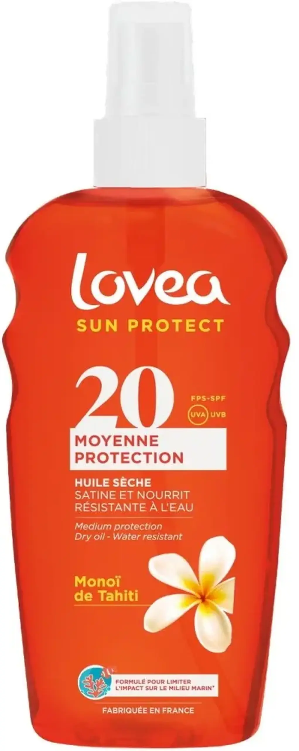 Lovea Vegan Ulei-spay protectie solara SPF 20 150ml