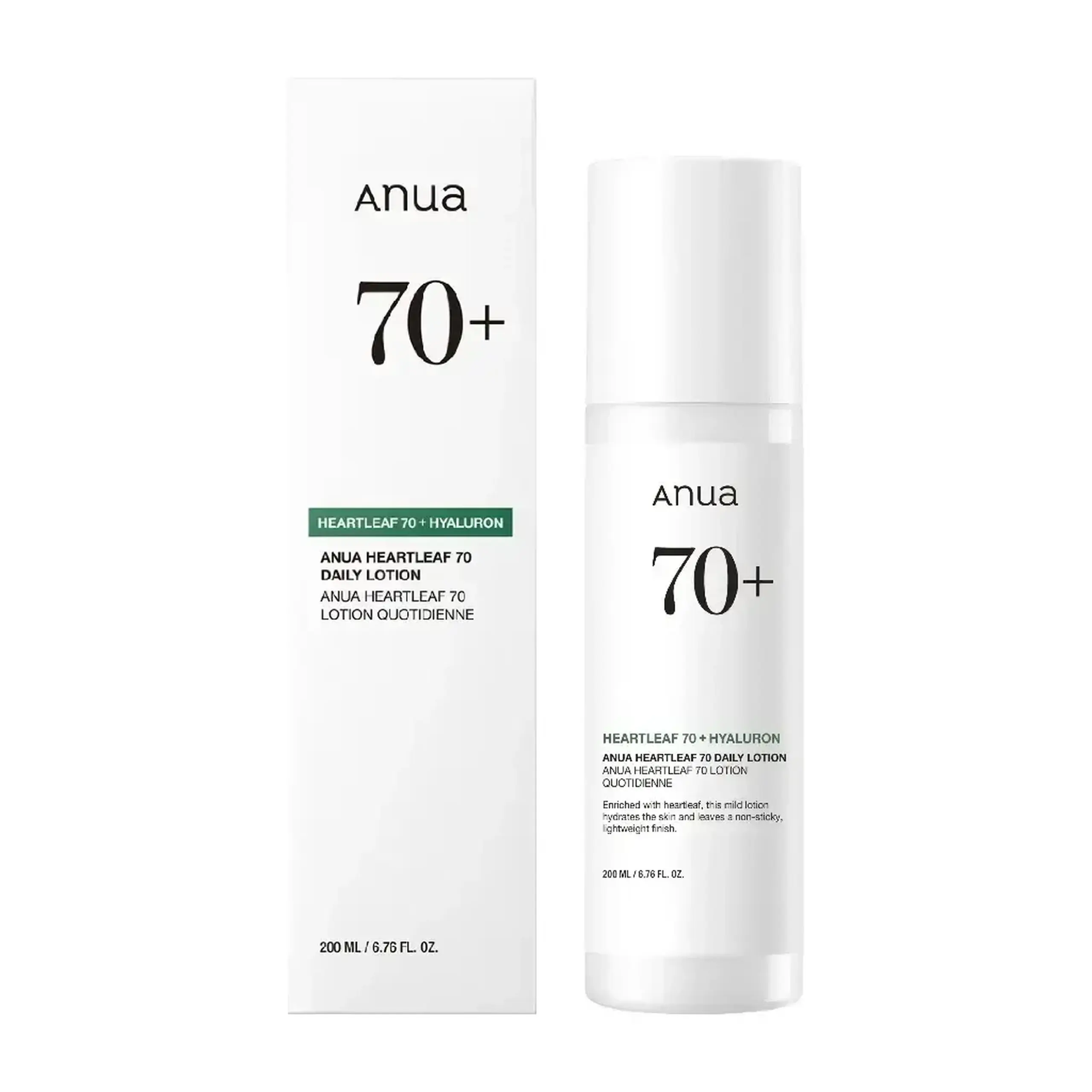 Loțiune calmantă Anua, Heartleaf 70% Daily Lotion, 200 ml