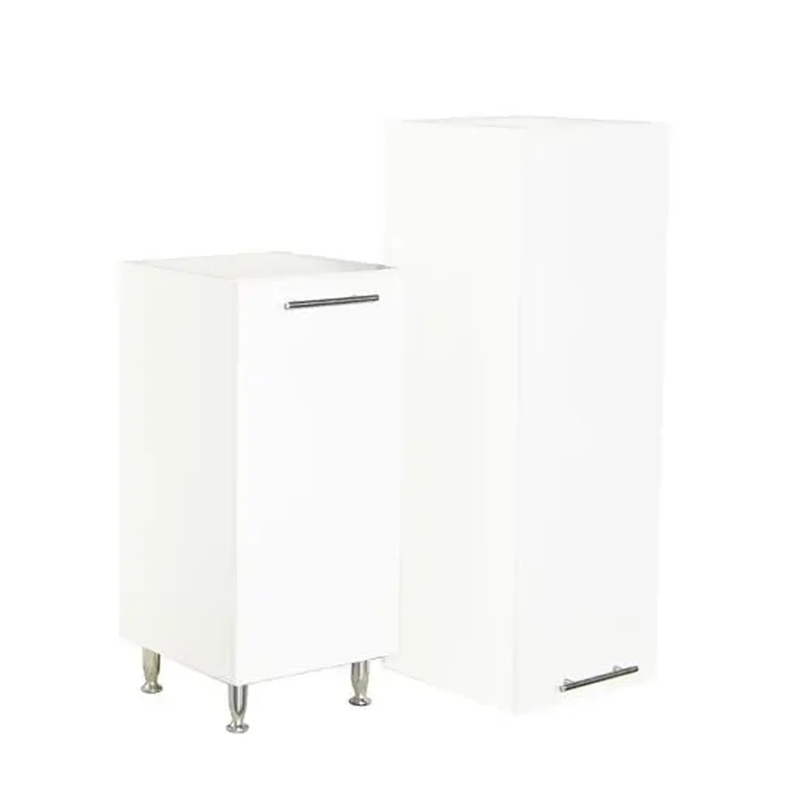 Dulap baie Badenmob Seria 016, cos de rufe, 180x35 cm, Alb