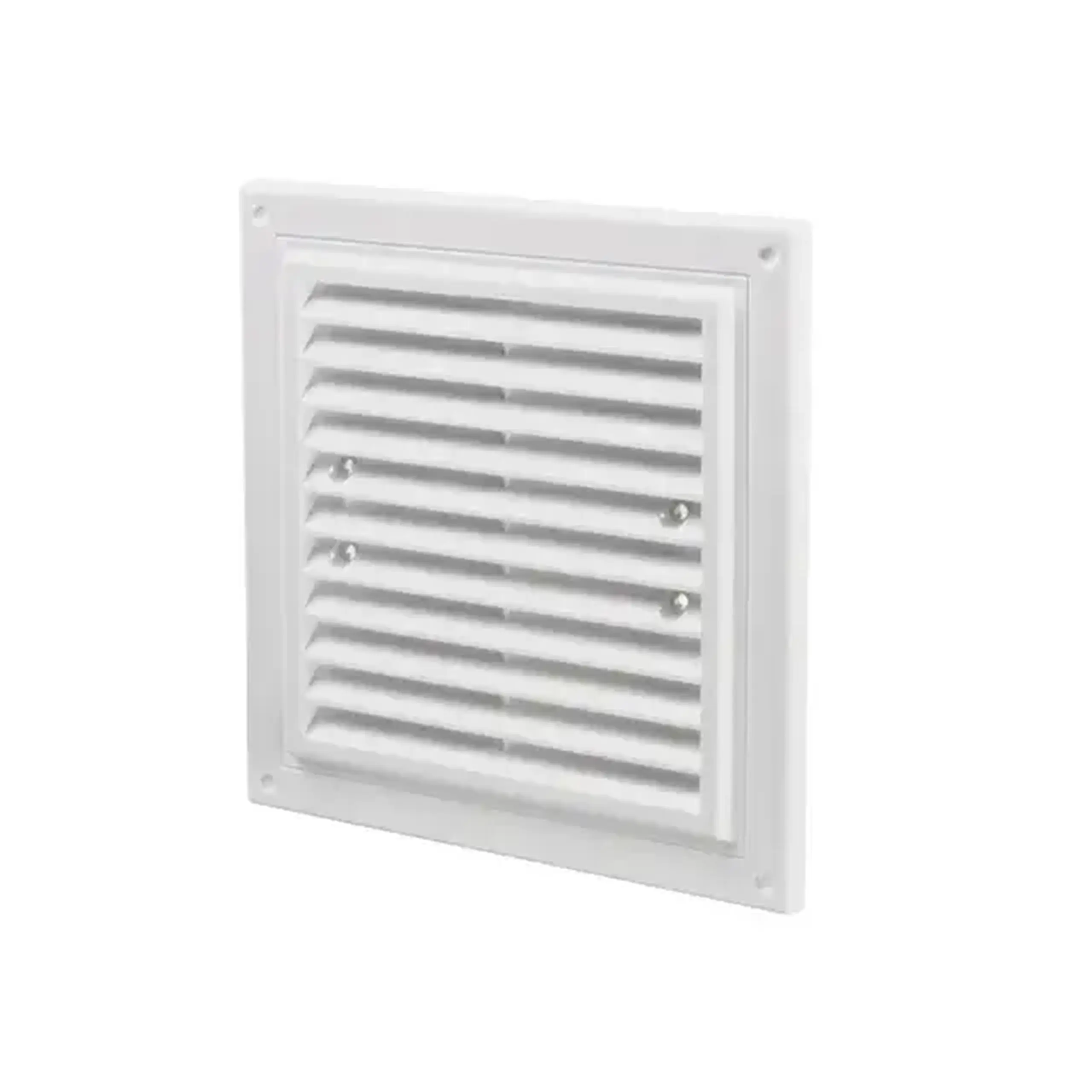 Grilaj de ventilare cu sită Vents MB-101 154 x 154 mm plastic alb - Dimensiuni (L x W x H x Ø) 250 x 250 mm