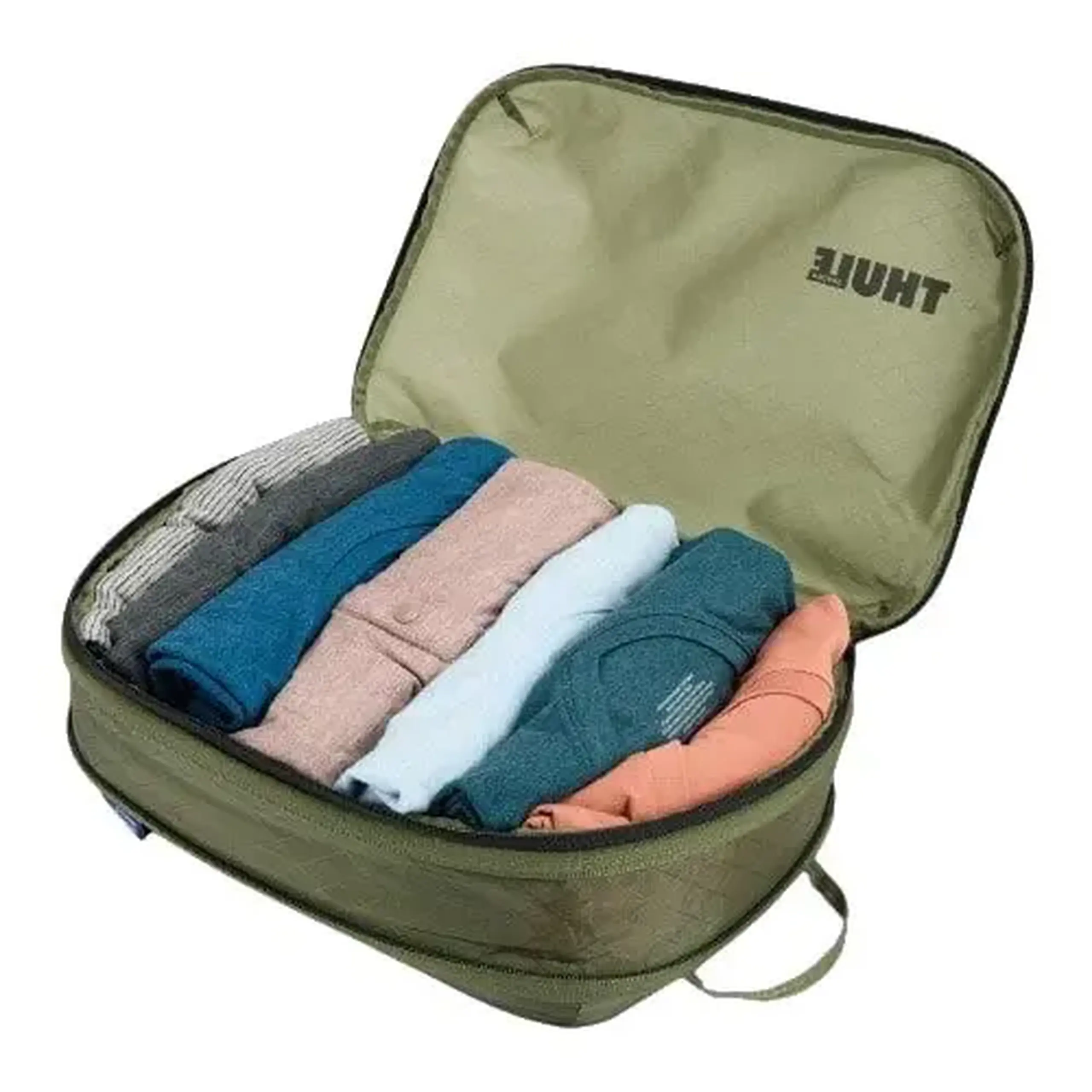 Husă Thule Compression Packing Cube Set Green