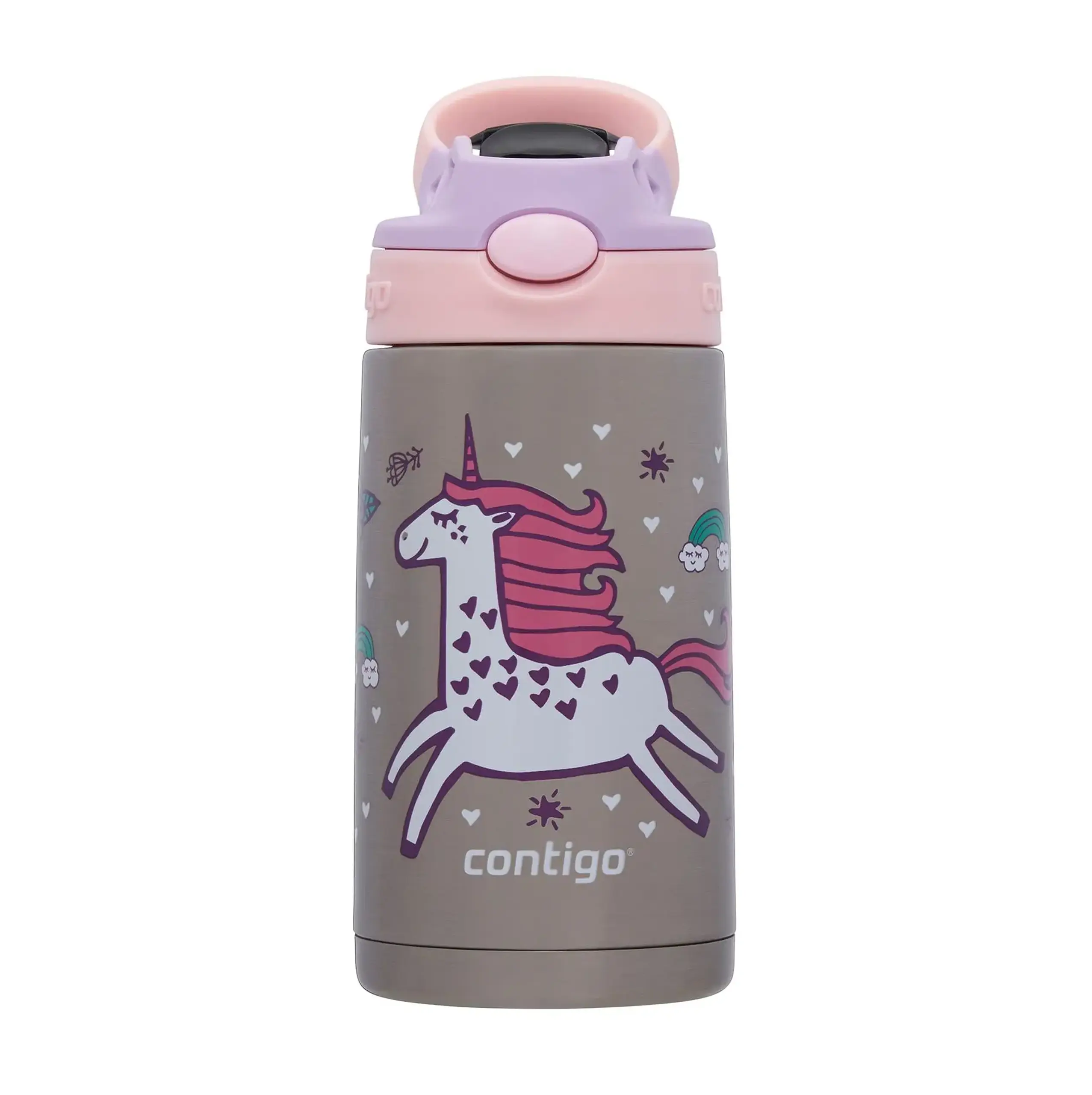 Căciulă Contigo Easy Clean SS 380ml Strwbry Unicorn