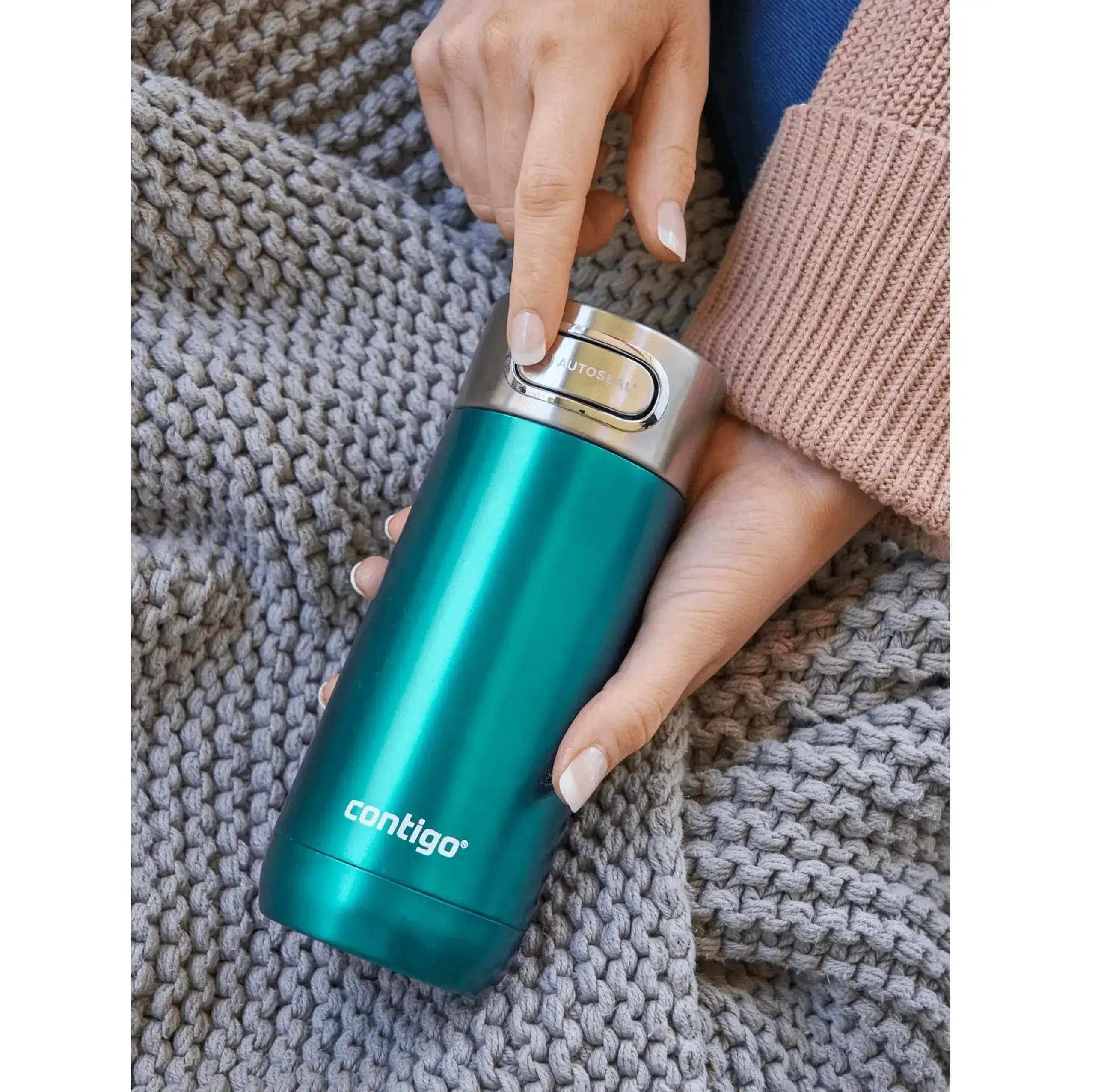 Cană termică Contigo Luxe Autoseal 360ml Biscay Bay