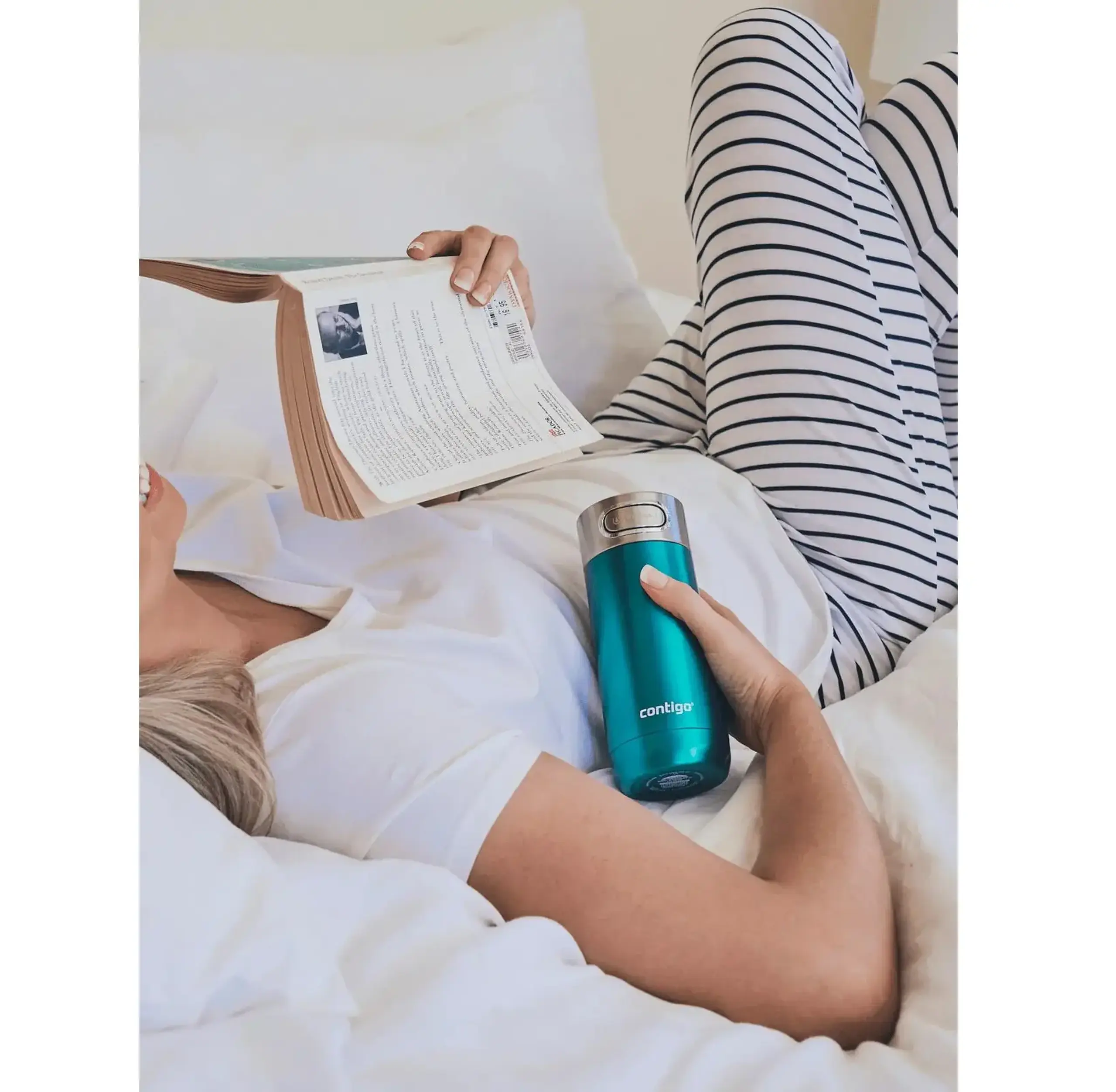 Cană termică Contigo Luxe Autoseal 360ml Biscay Bay