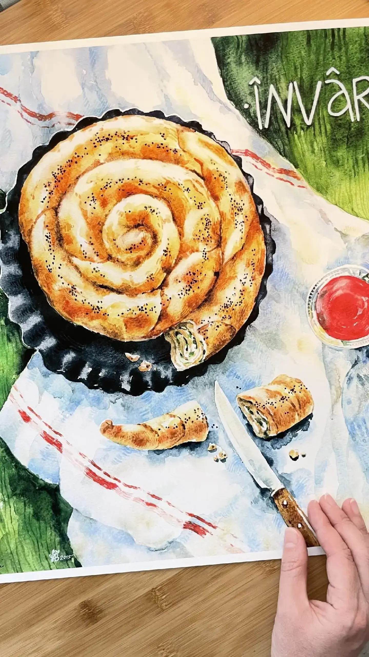 "Învârtită" | ART PRINT A2
