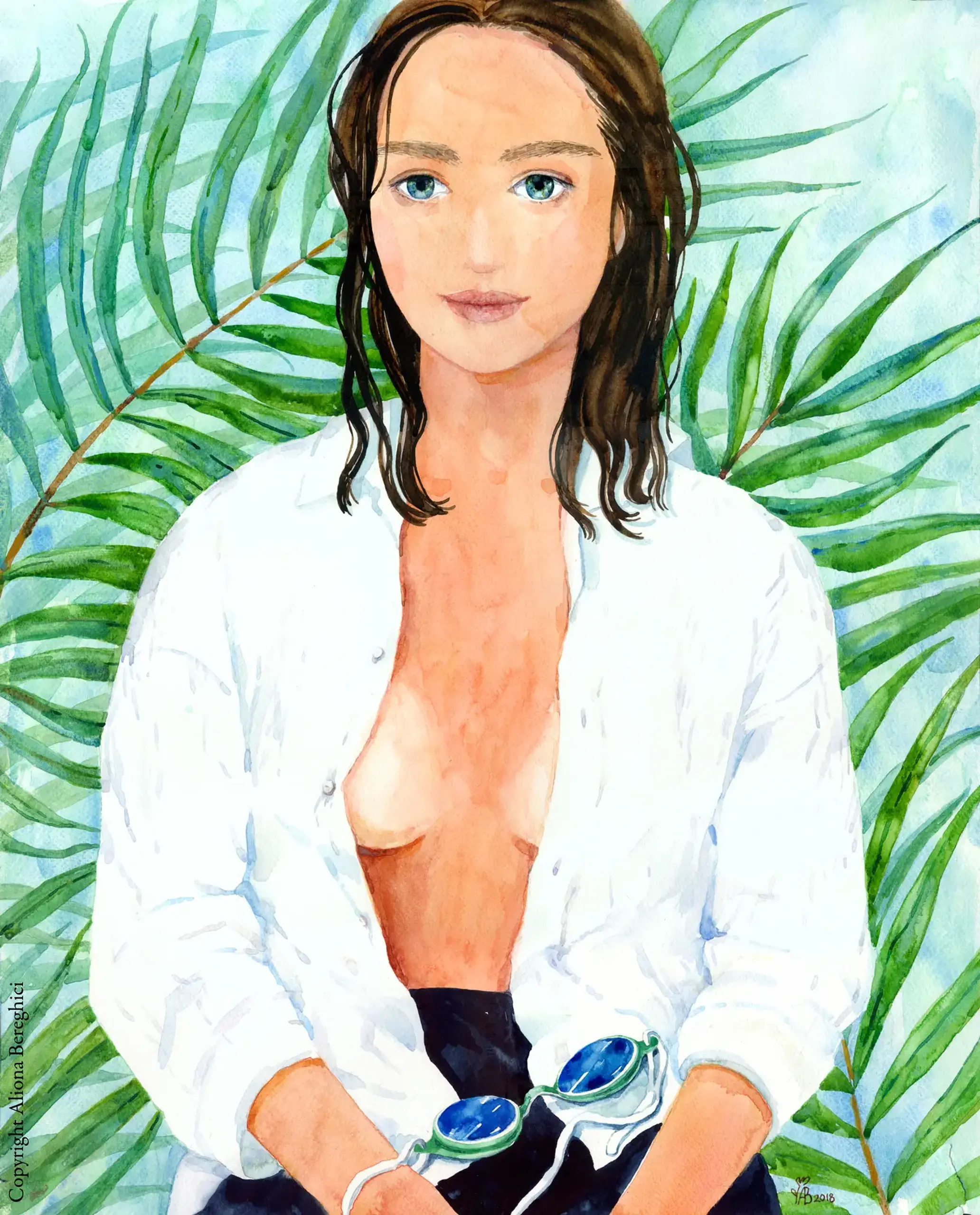 "Inotătoarea" | “ Swimmer” ART PRINT A2