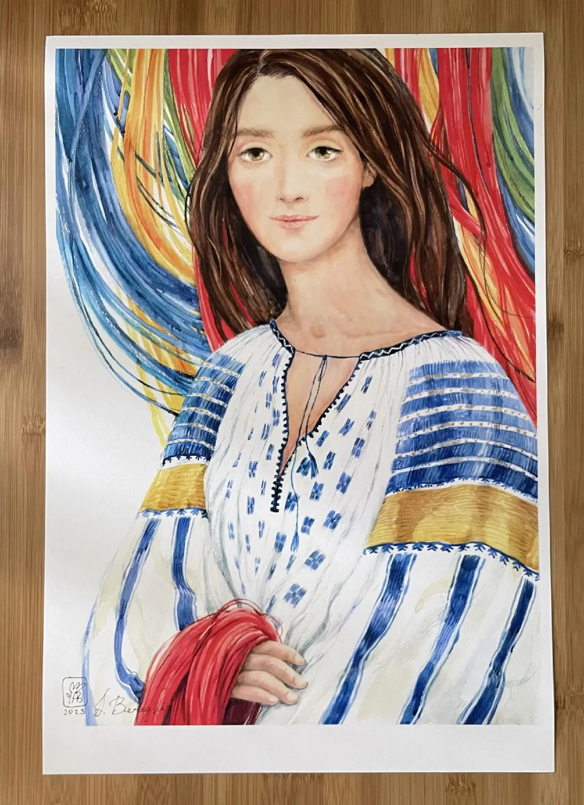 "Doina" ART PRINT A2