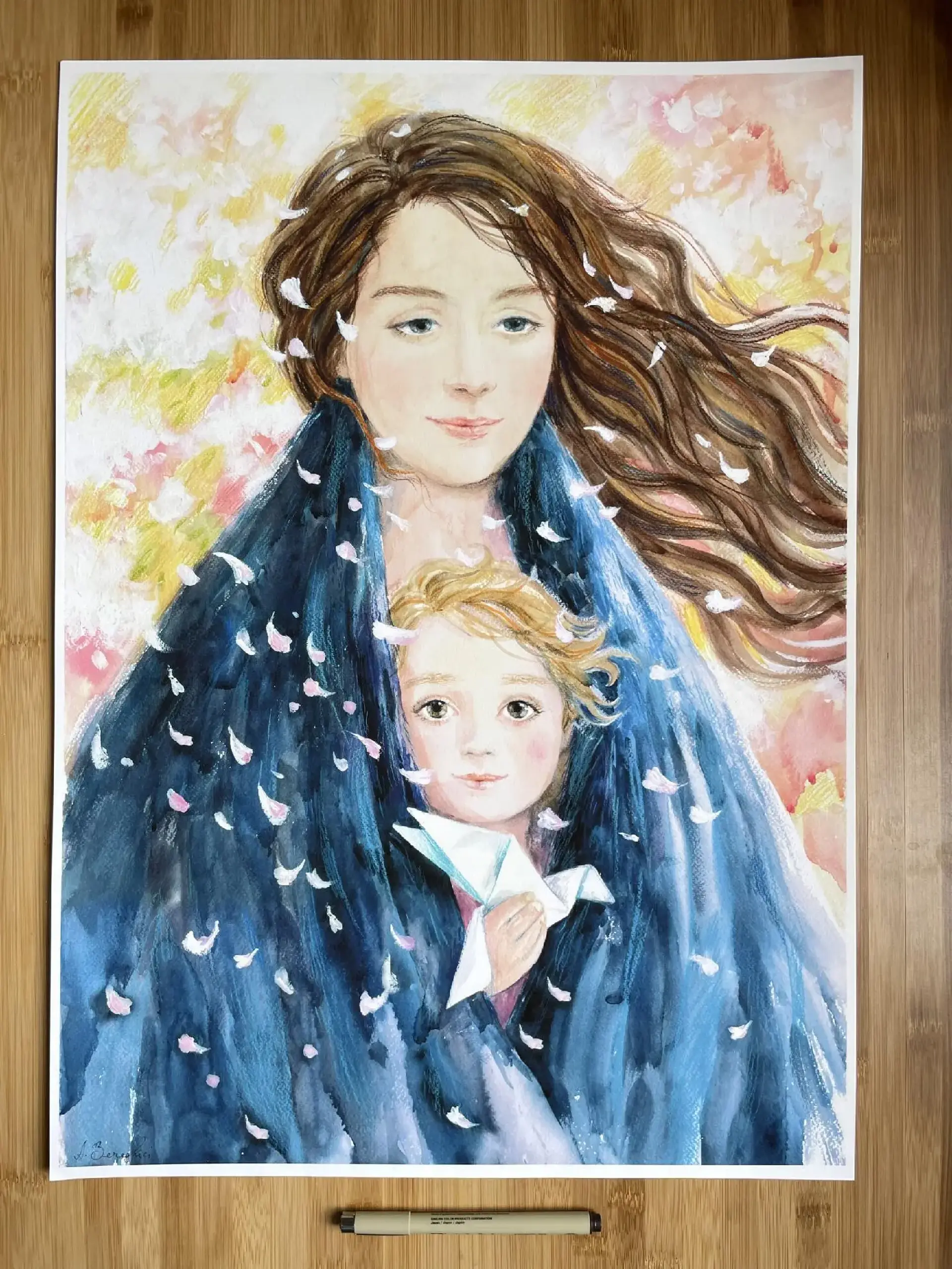 "Petale" / " Petals" ART PRINT A2