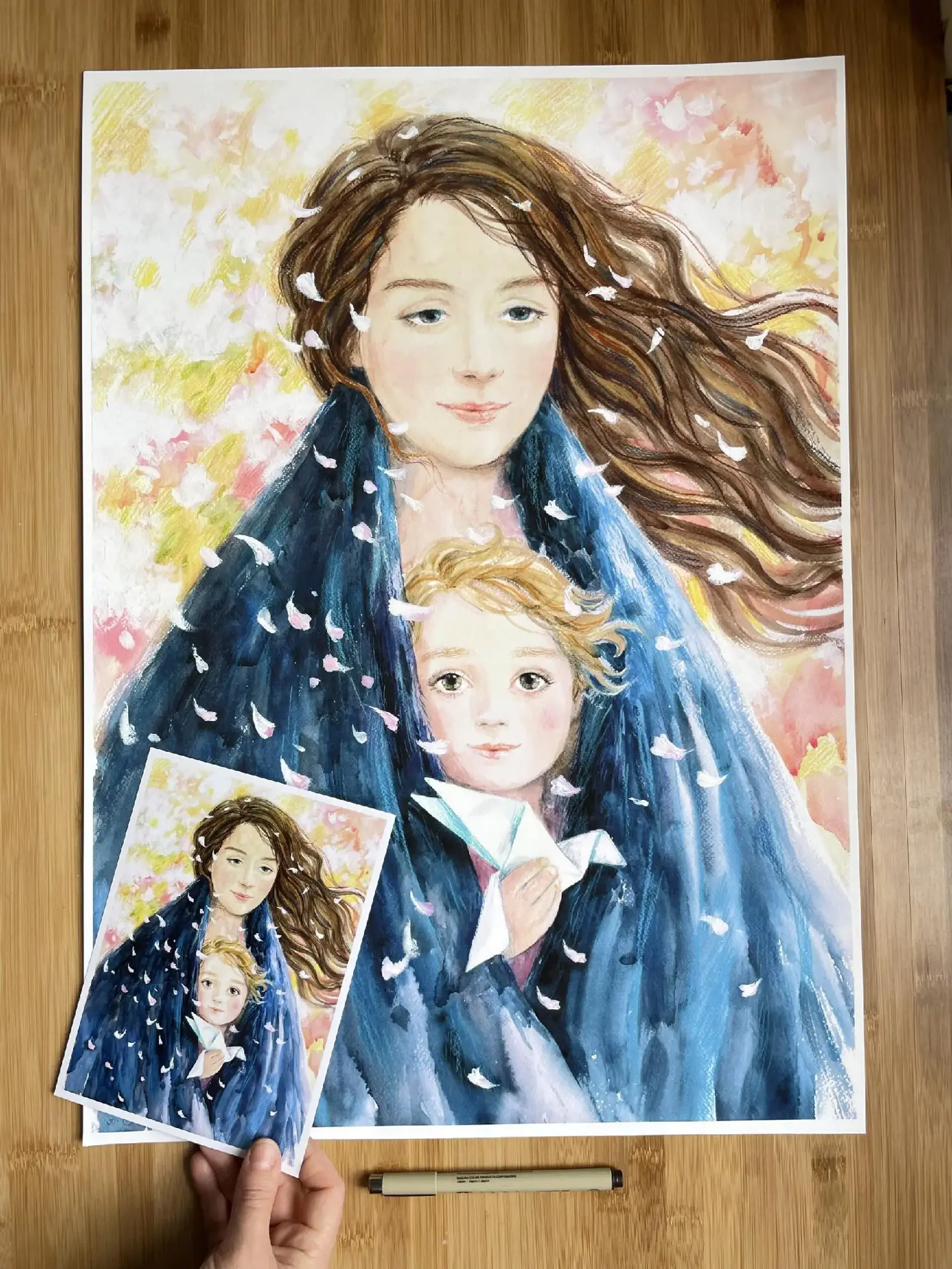 "Petale" / " Petals" ART PRINT A2