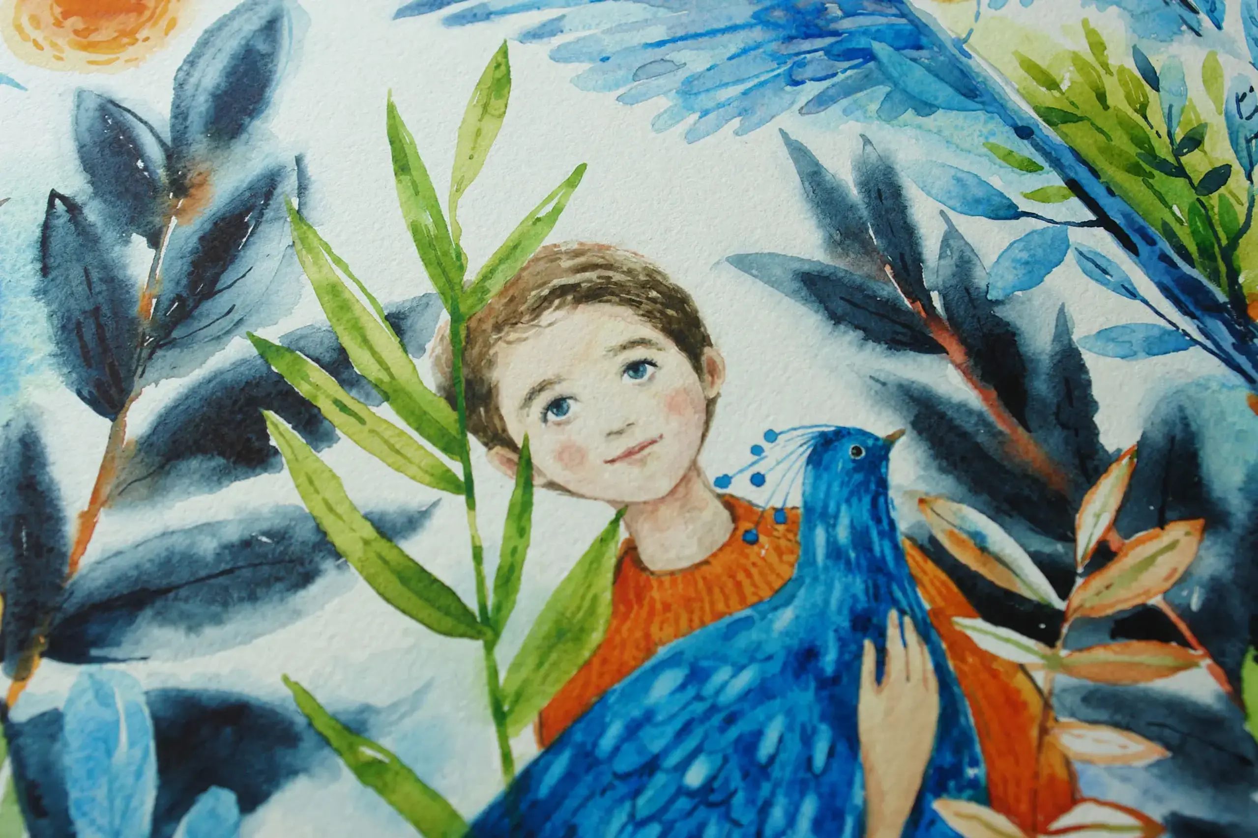 Pădurea Albastra | Blue Forest ART PRINT A2