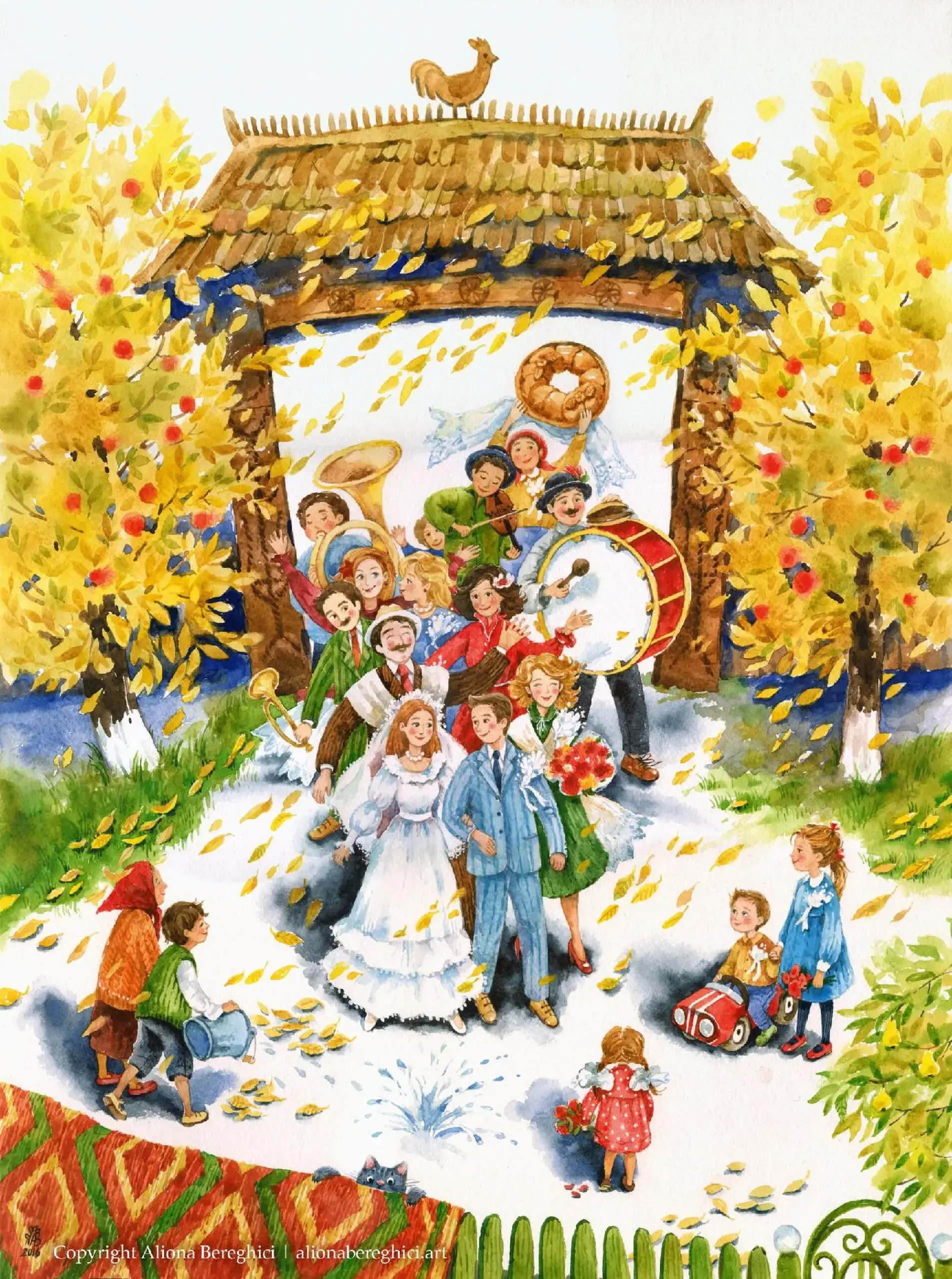 Nunta in Moldova / Moldovan Wedding ART PRINT A2
