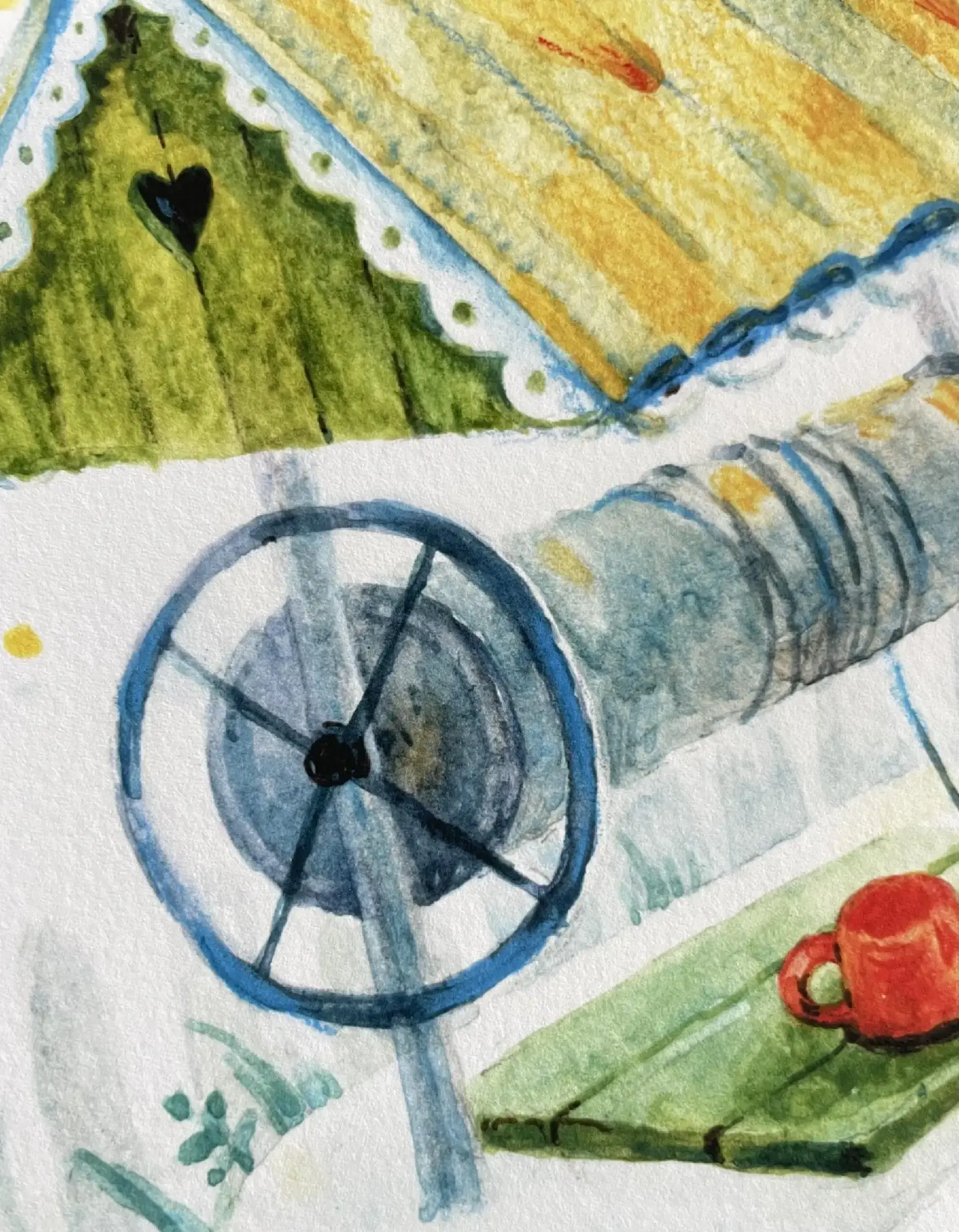 "Fântână sub Tei” ART PRINT A3+