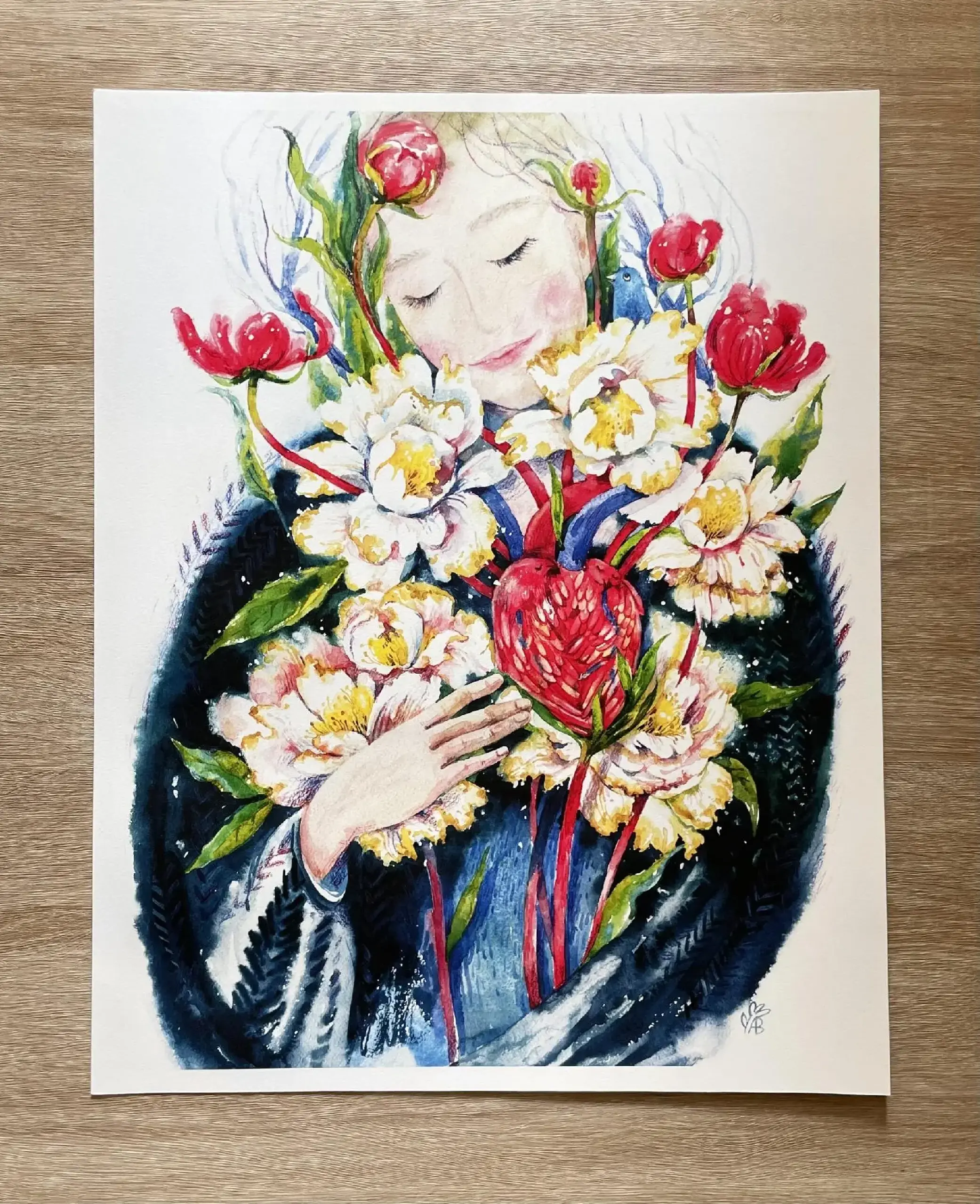 "Inima" | "Heart" ART PRINT A3+