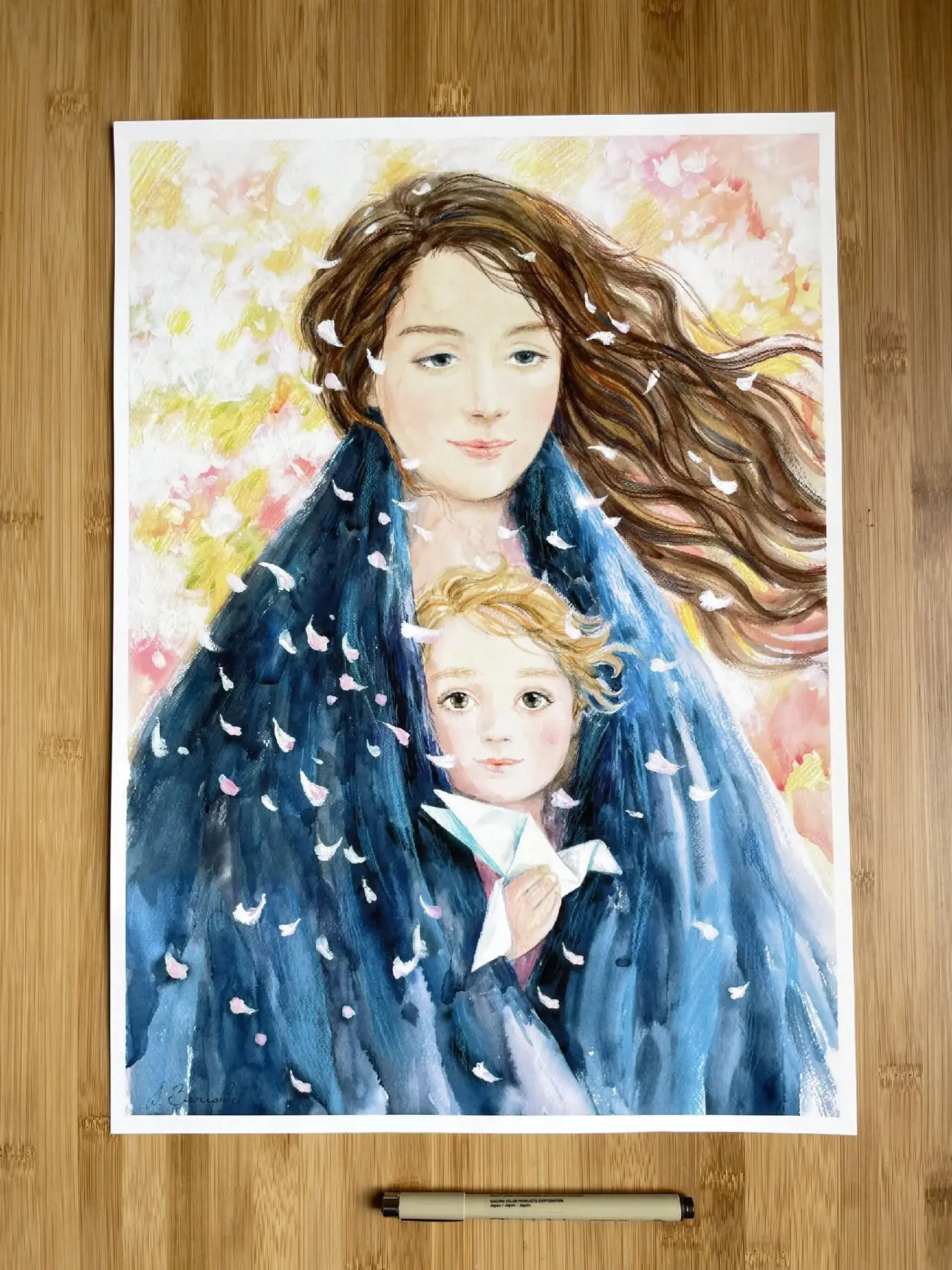 "Petale" / " Petals" ART PRINT A3+