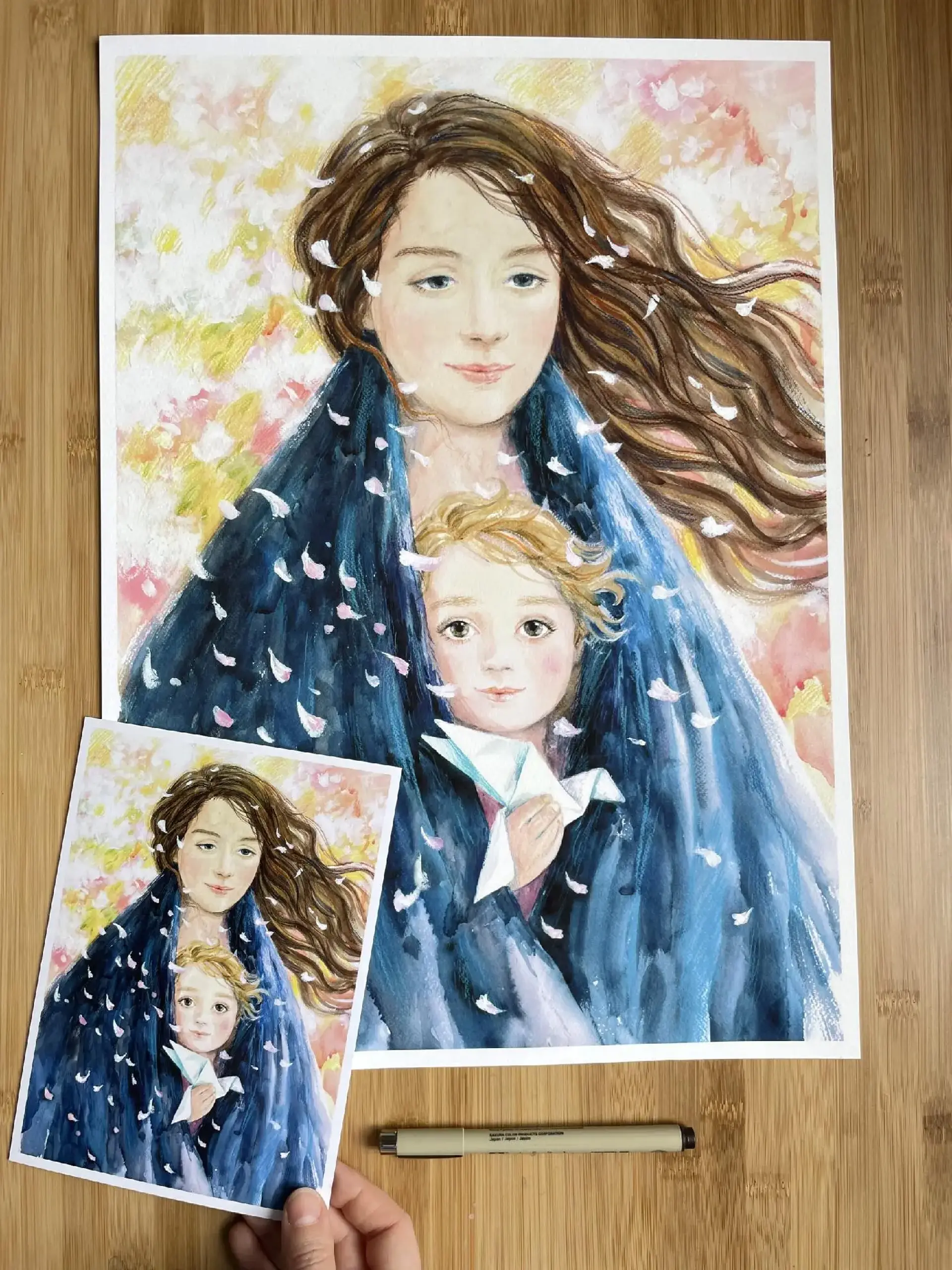 "Petale" / " Petals" ART PRINT A3+