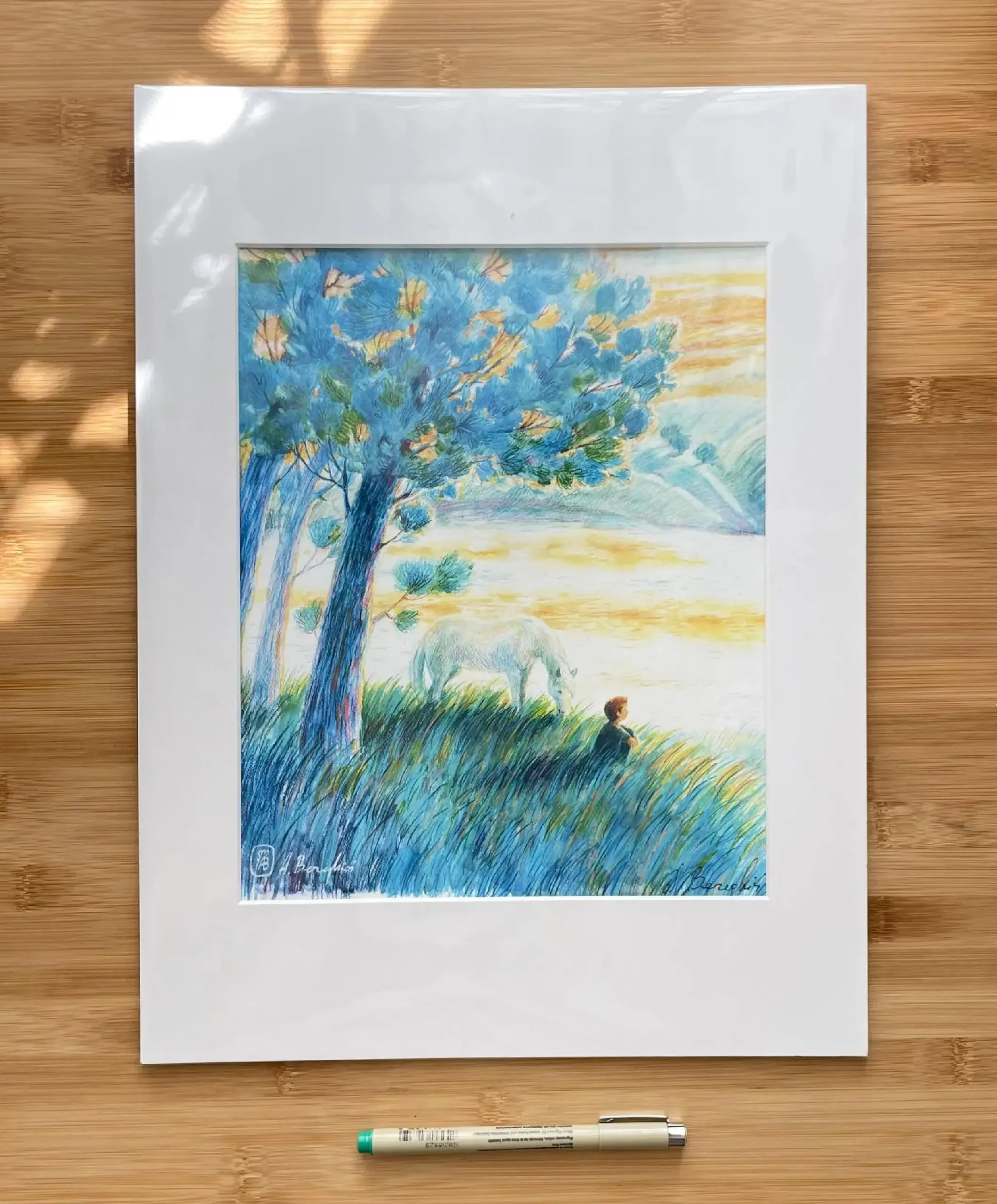 “Iulie la Nistru” A4+ Passepartout | ART PRINT