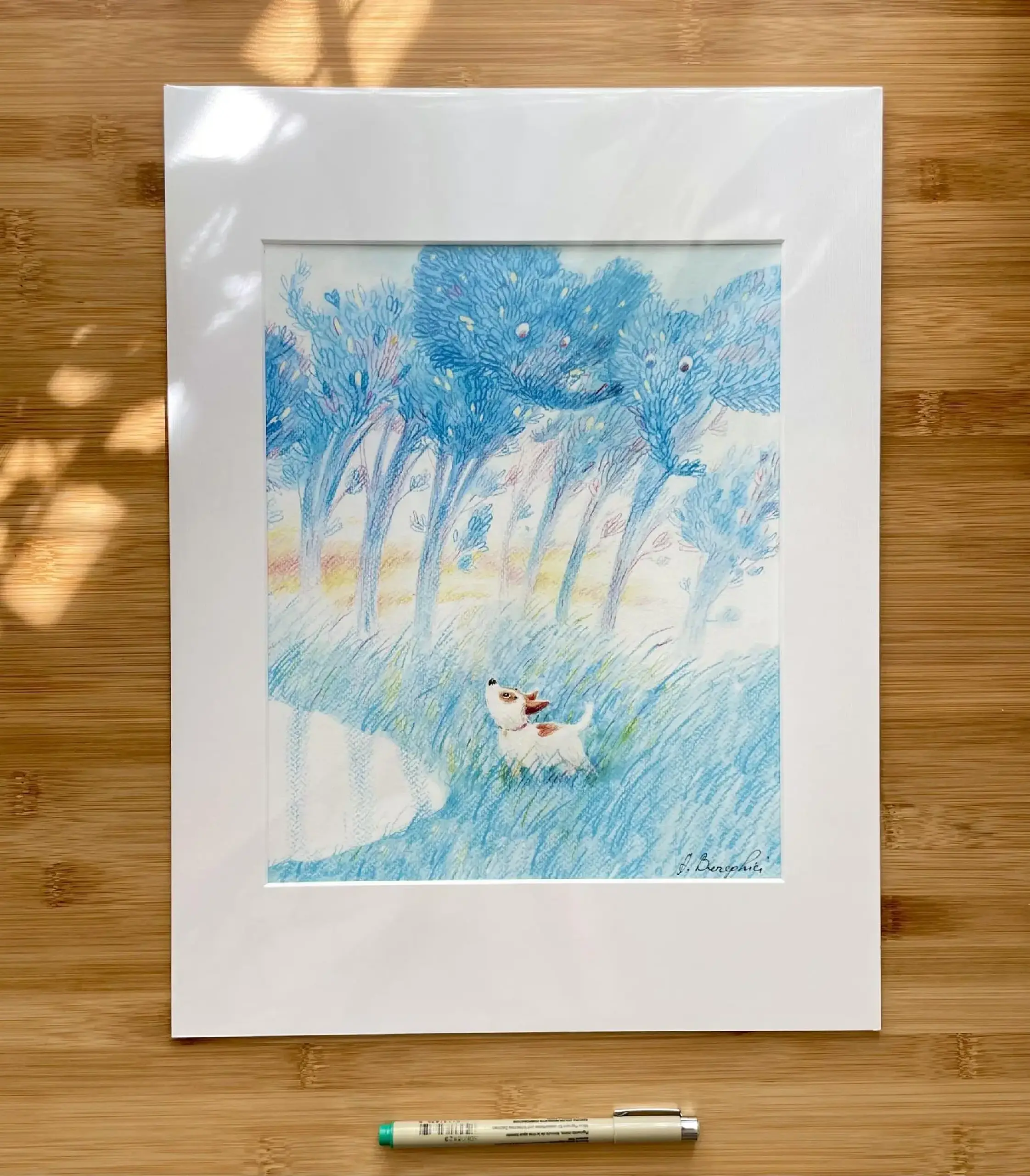 “Orfeu în Pădure” A4+ Passepartout | ART PRINT