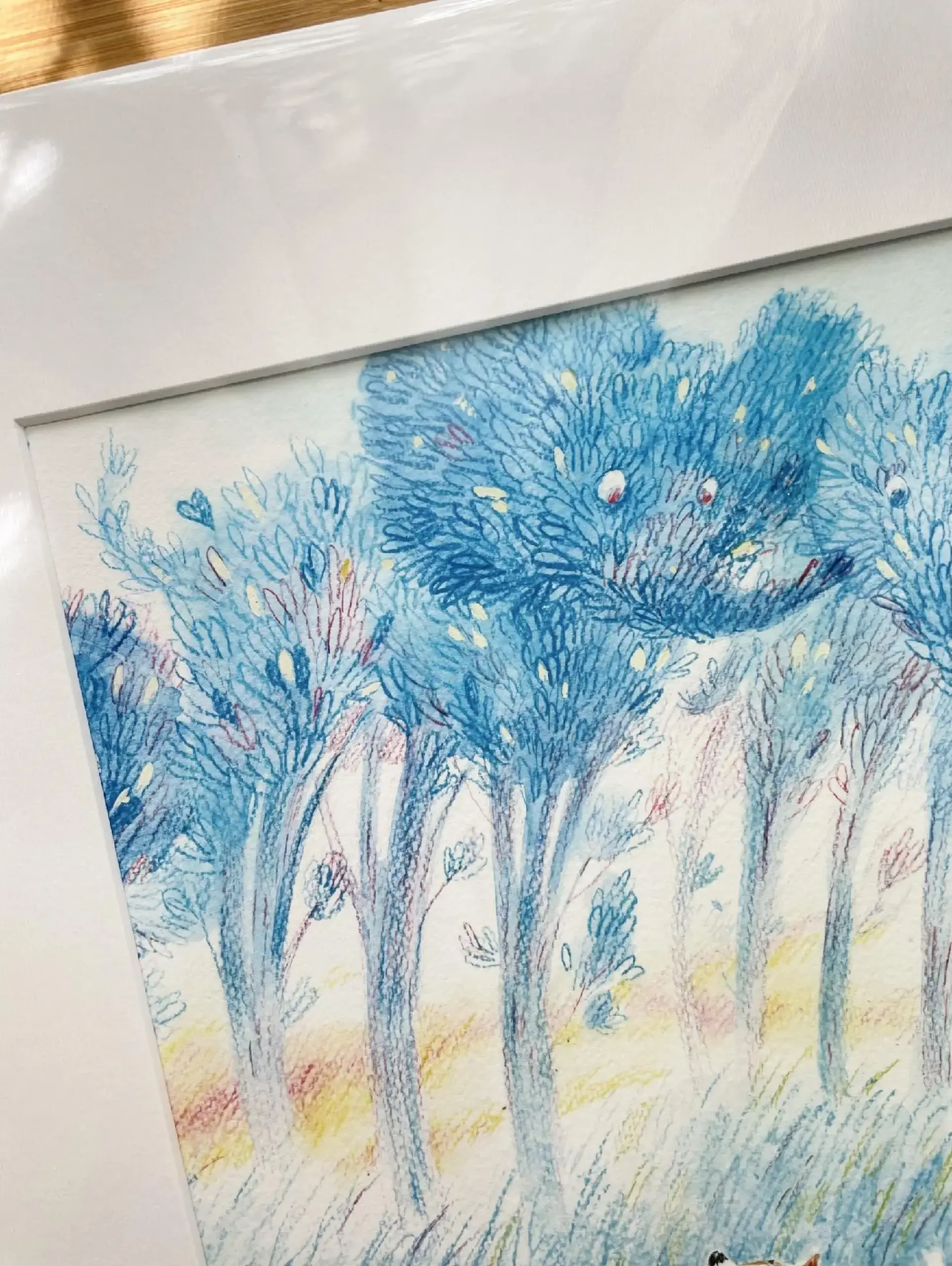 “Orfeu în Pădure” A4+ Passepartout | ART PRINT