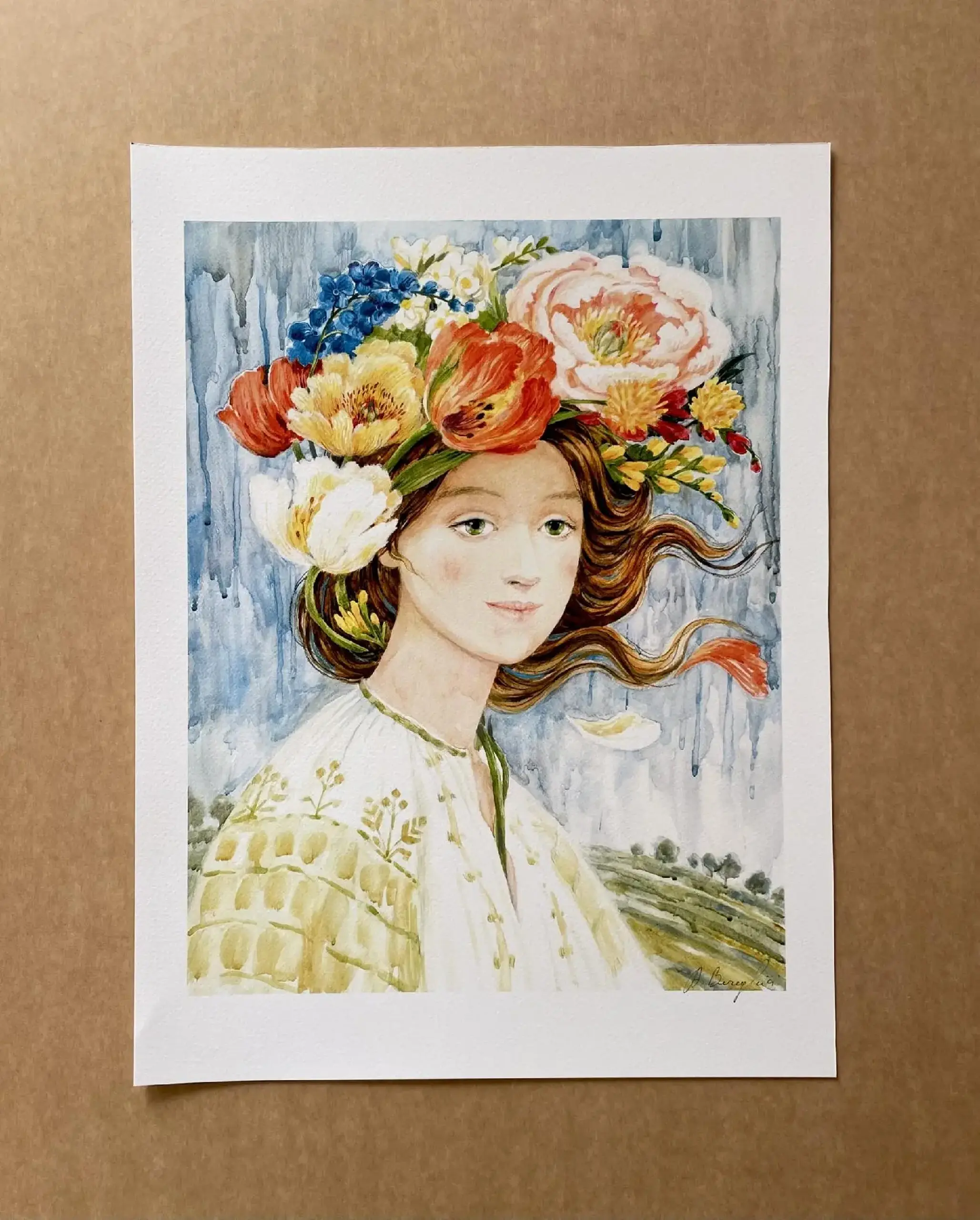 "Flora" ART PRINT A3